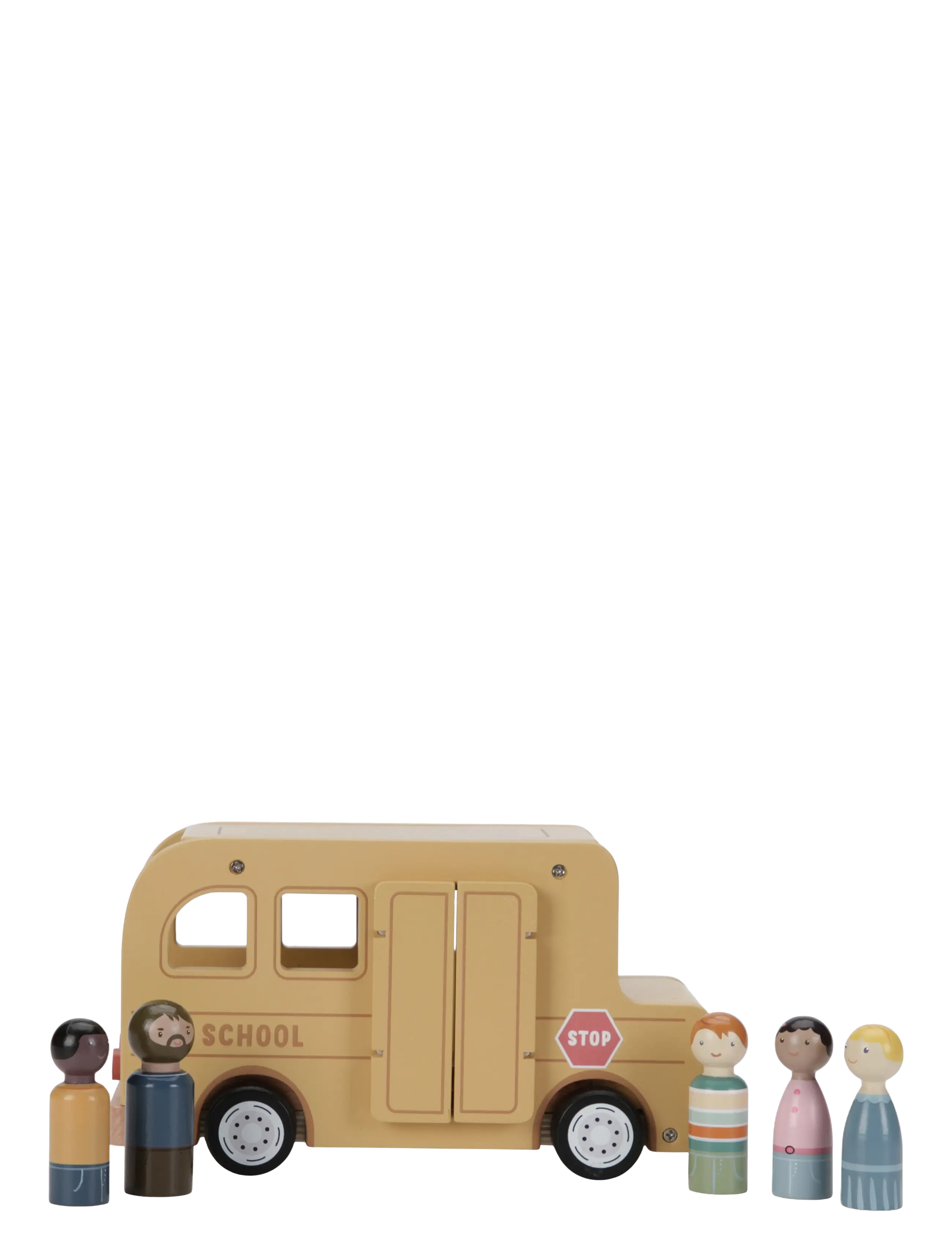 Little Dutch - Little Dutch School Bus with Figures FSC - yellow - 1