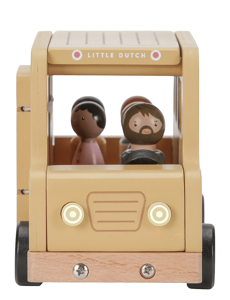 Little Dutch - Little Dutch School Bus with Figures FSC - yellow - 2