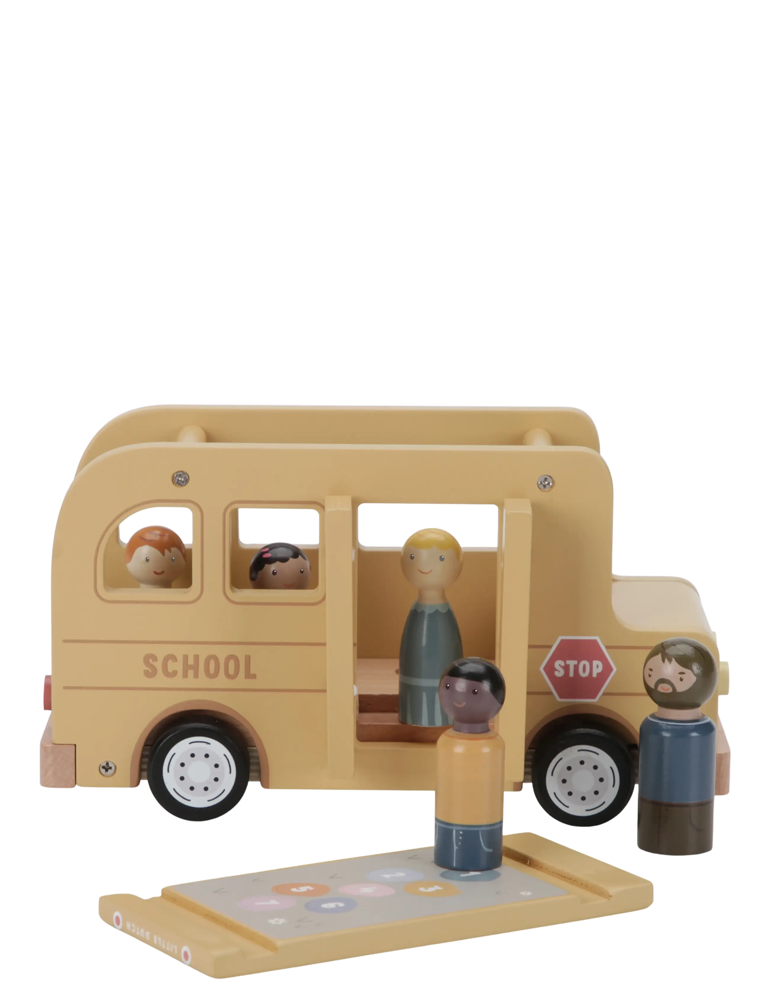 Little Dutch - Little Dutch School Bus with Figures FSC - yellow - 3