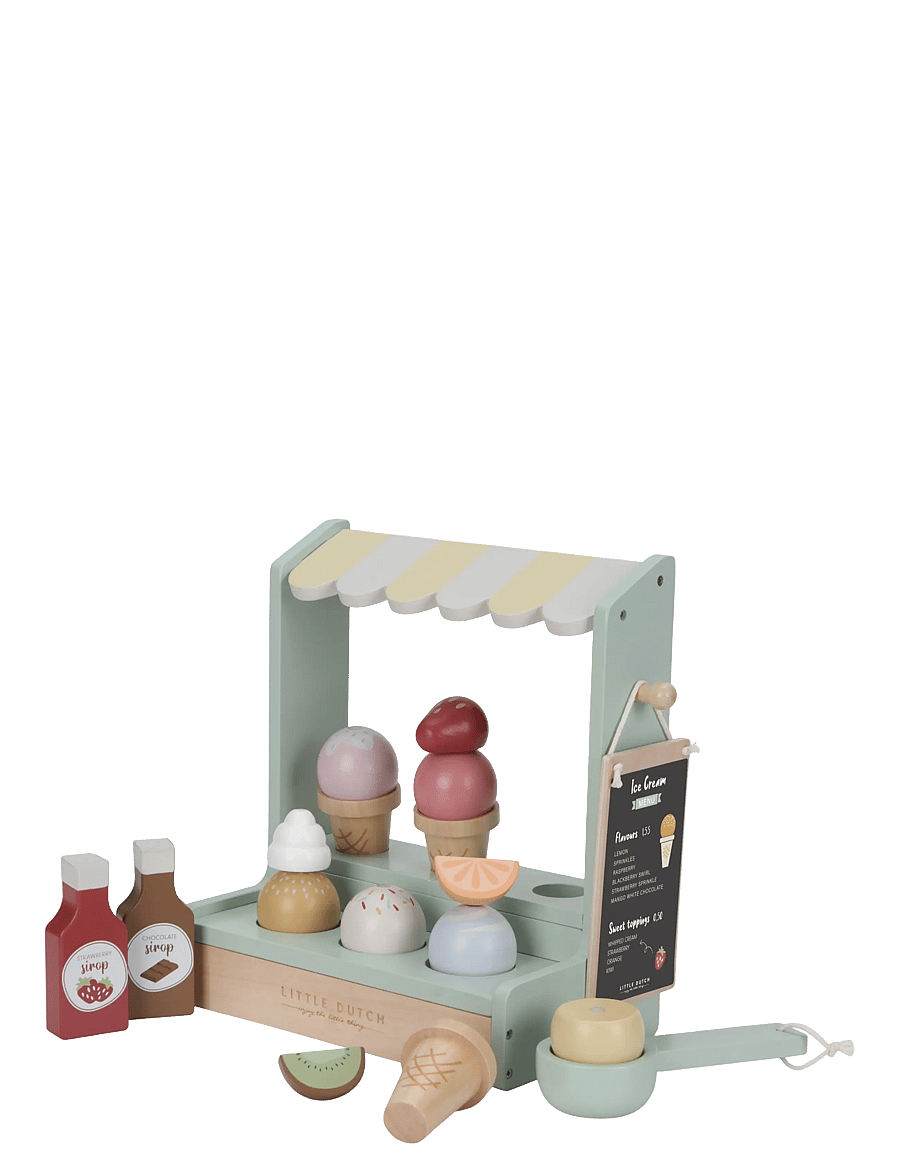 Little Dutch - Little Dutch Ice Creame Shop FSC - leksaksmat & leksakstårtor - multi - 1