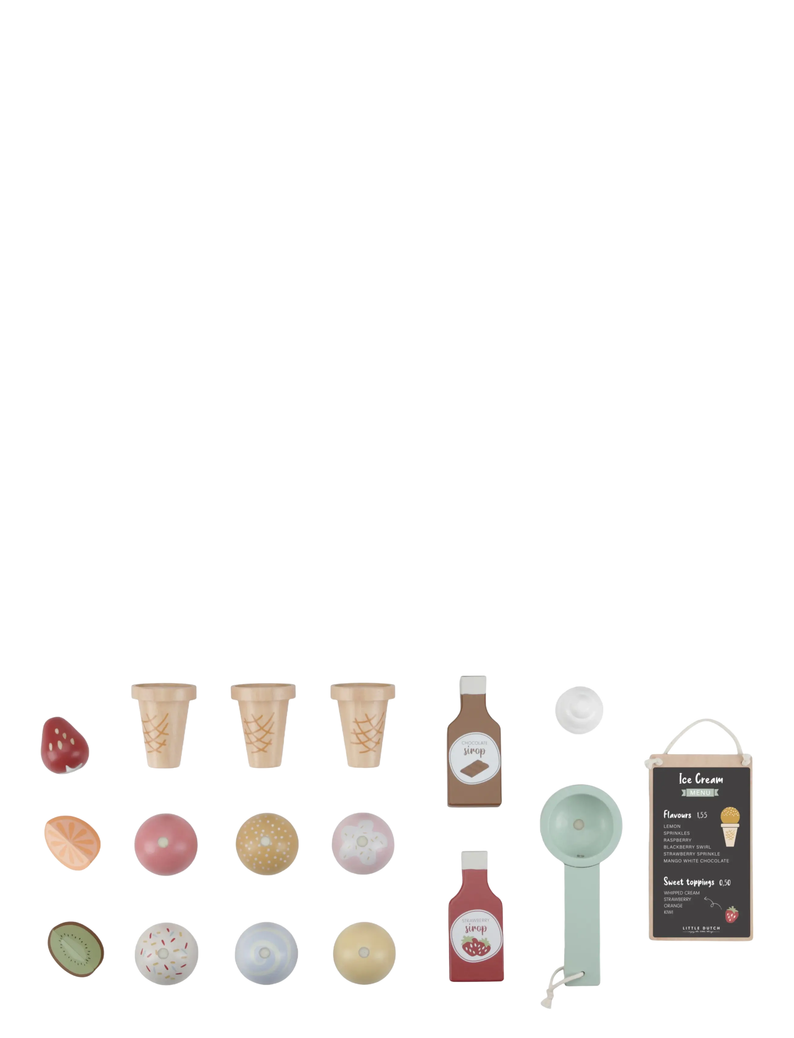 Little Dutch - Little Dutch Ice Creame Shop FSC - legemad & legekager - multi - 2