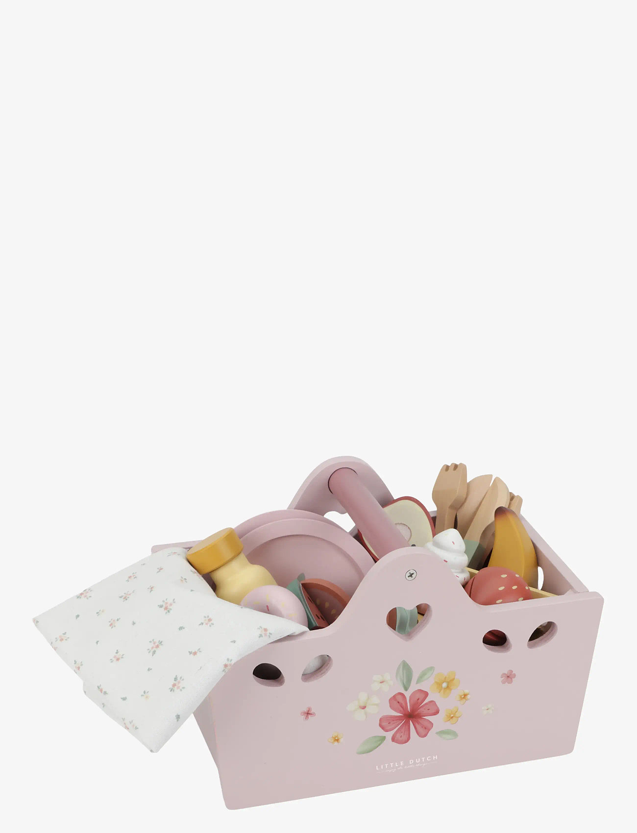Little Dutch - Little Dutch Picnic Set FSC - legemad & legekager - pink - 0