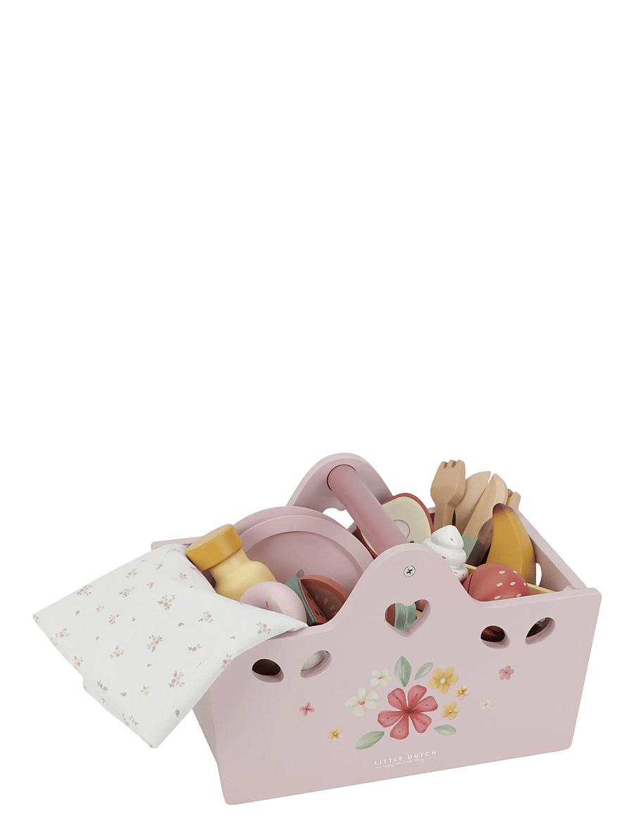 Little Dutch - Little Dutch Picnic Set FSC - legemad & legekager - pink - 0
