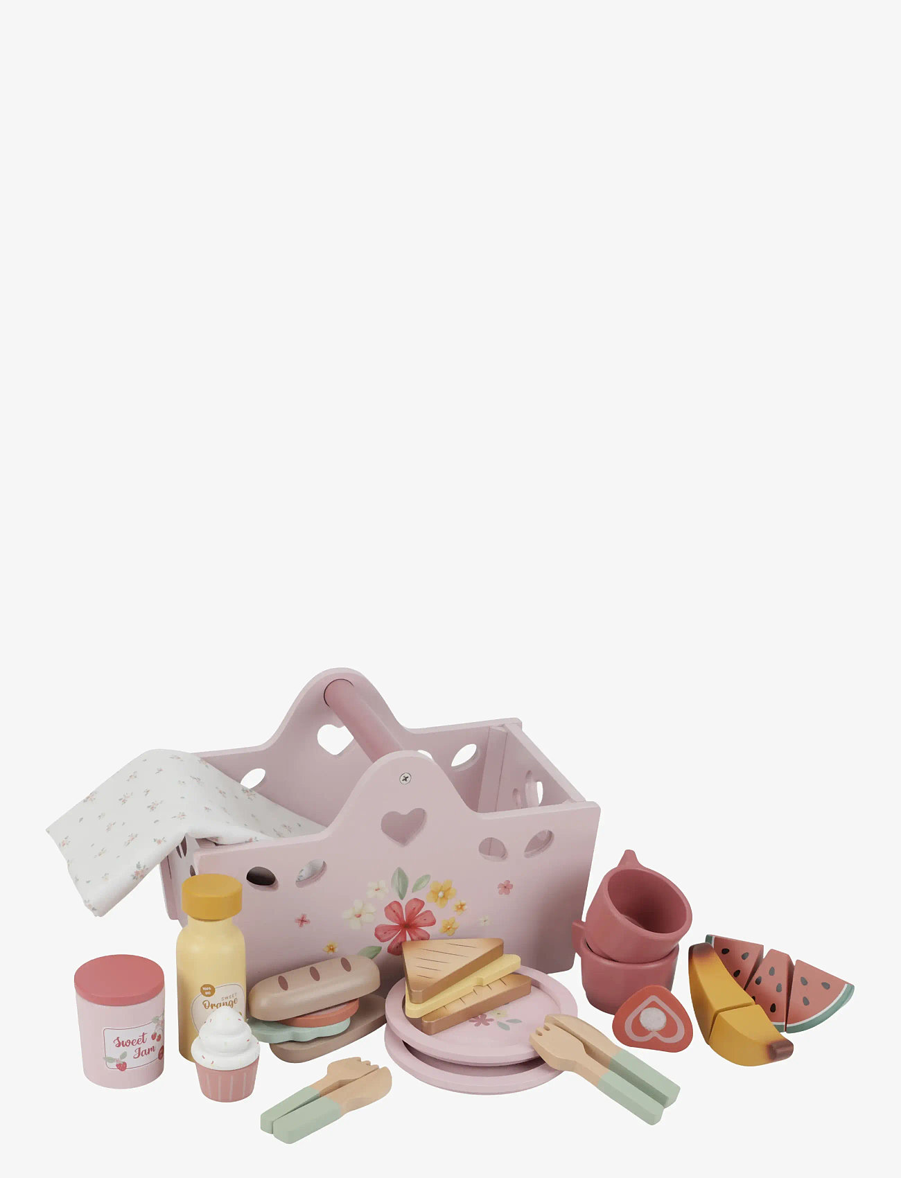 Little Dutch - Little Dutch Picnic Set FSC - legemad & legekager - pink - 1