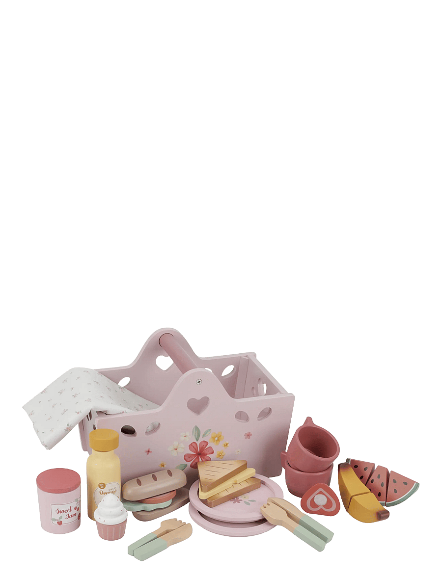 Little Dutch - Little Dutch Picnic Set FSC - legemad & legekager - pink - 1