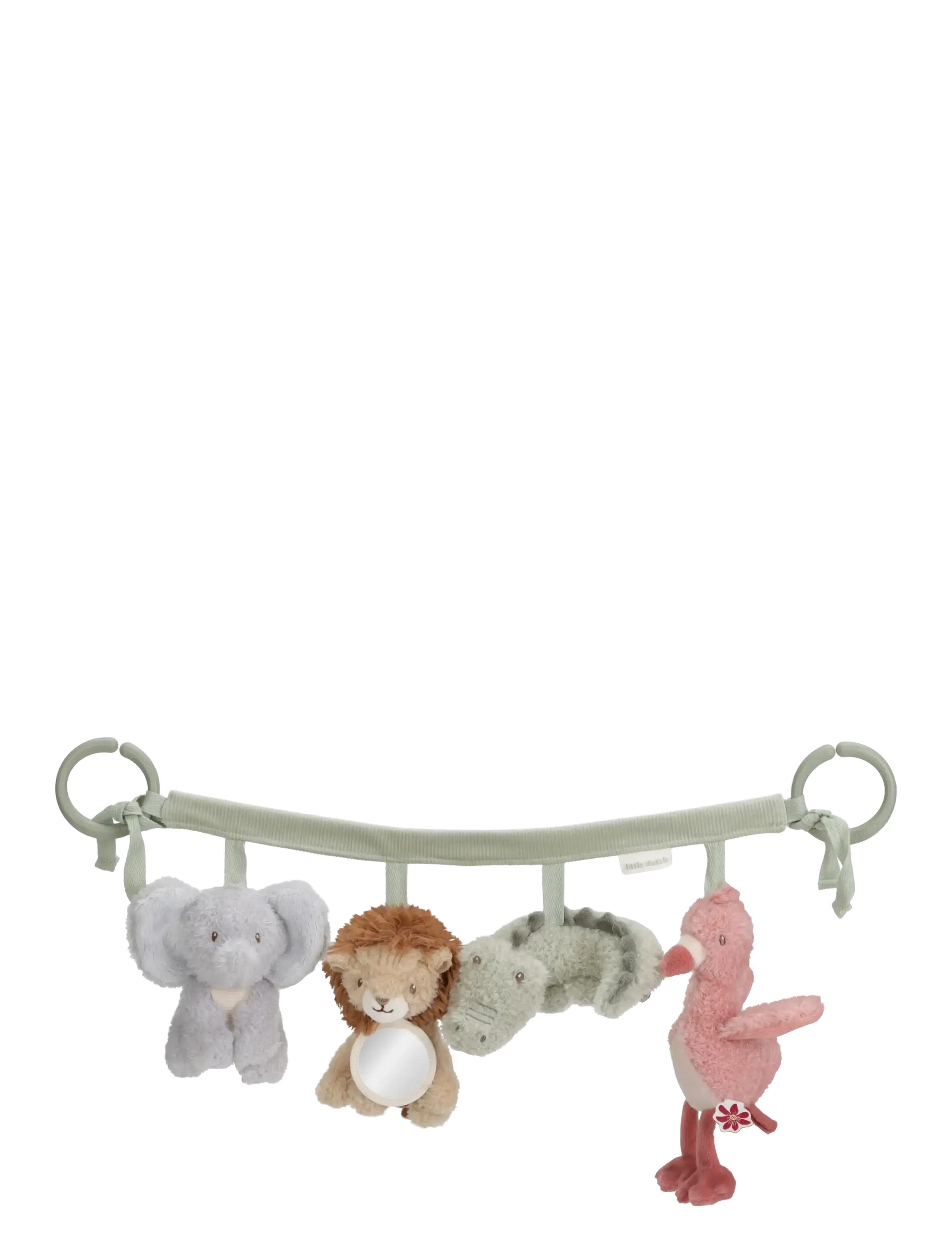 Little Dutch Little Dutch - Toy chain - Safari Friends - Barnvagnstillbehör - GREEN / multi
