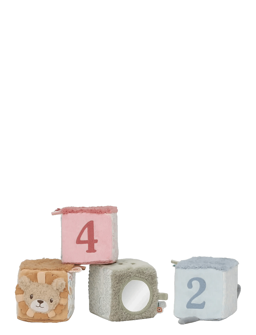 Little Dutch - Little Dutch - Soft Block Set - Safari Friends - dragleksaker - multi - 1