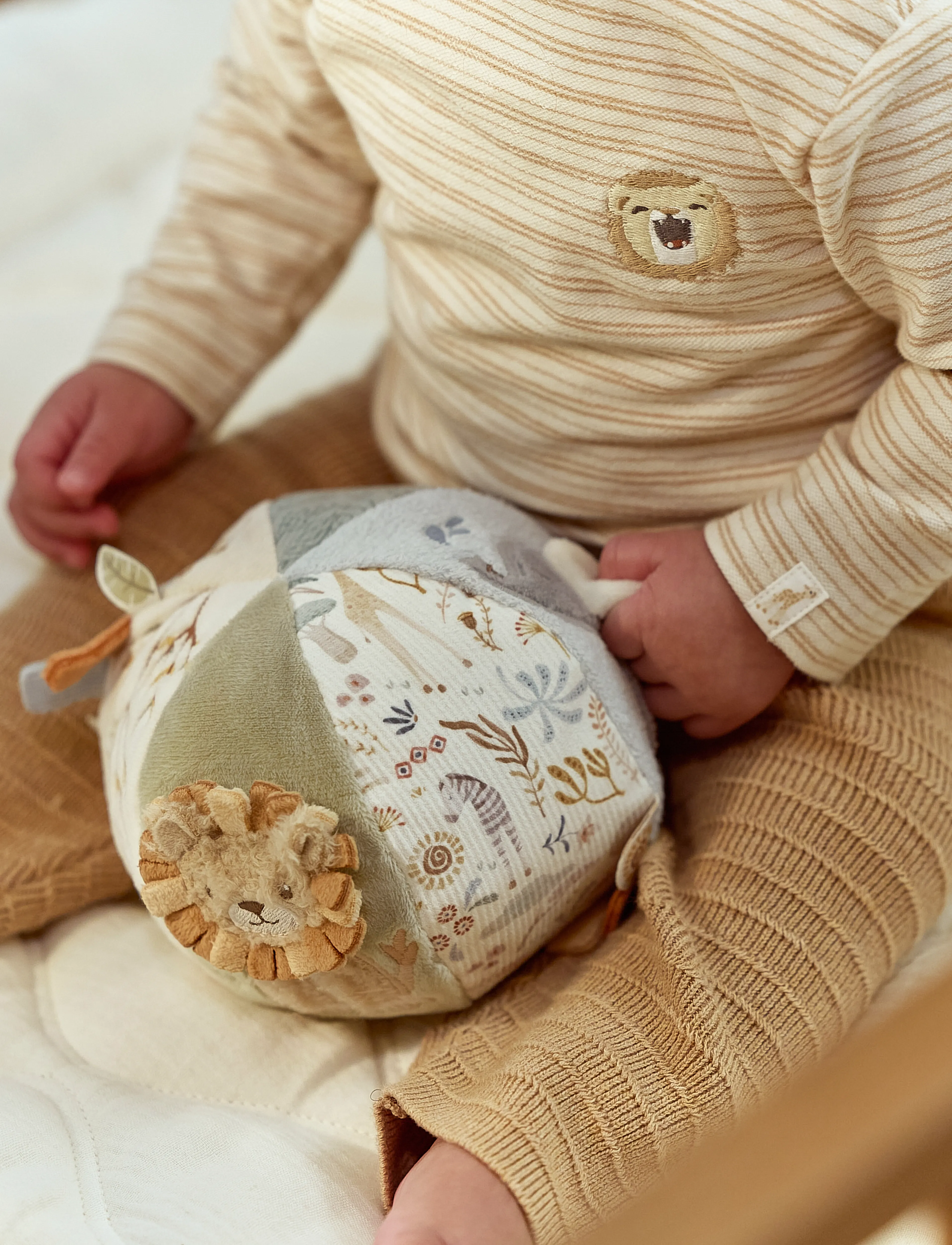 Little Dutch Little Dutch - Activity Ball - Safari Friends (Green/Grønn ...