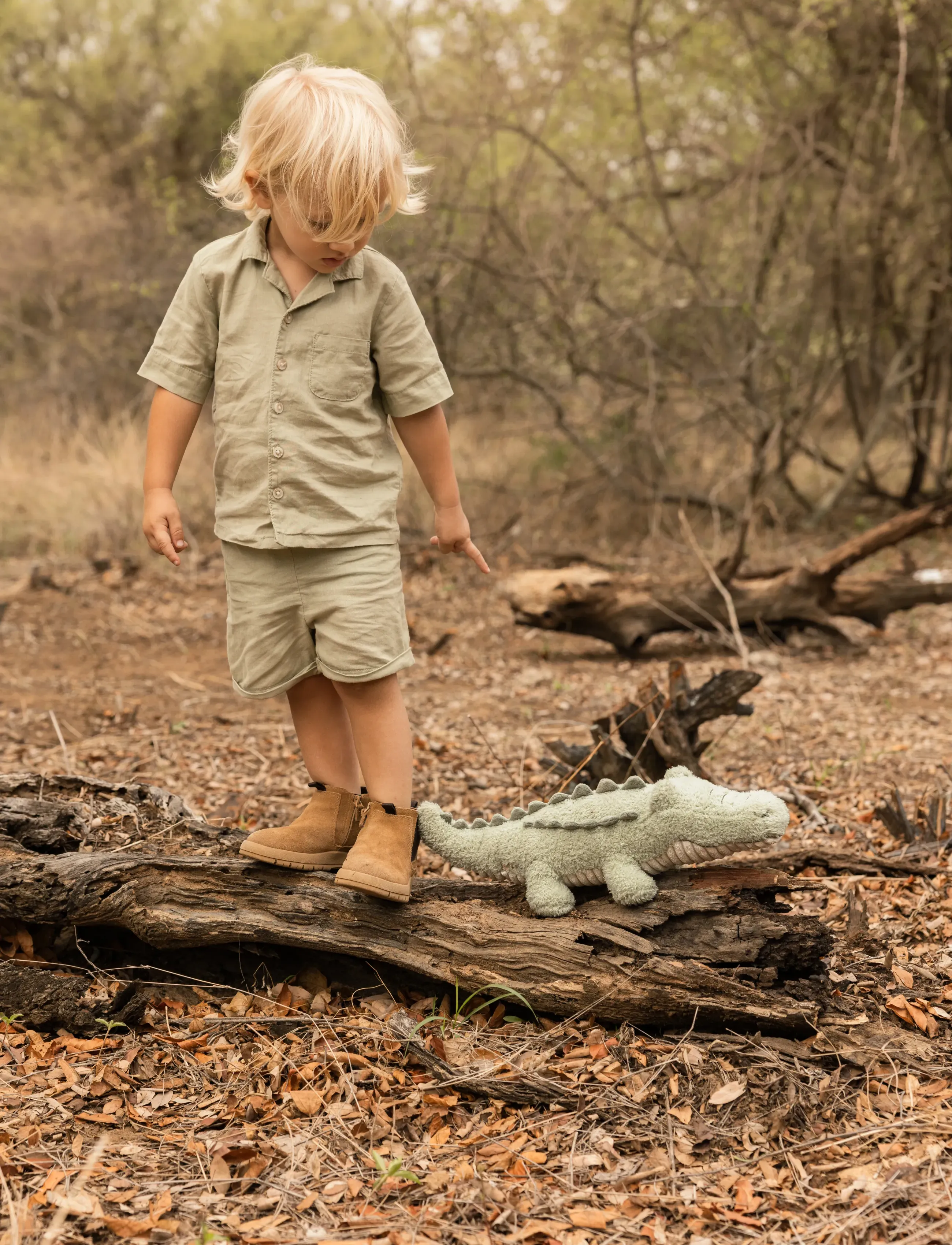 Little Dutch - Little Dutch - Cuddle Crocodile - Safari Friends - mjukisdjur - green - 5