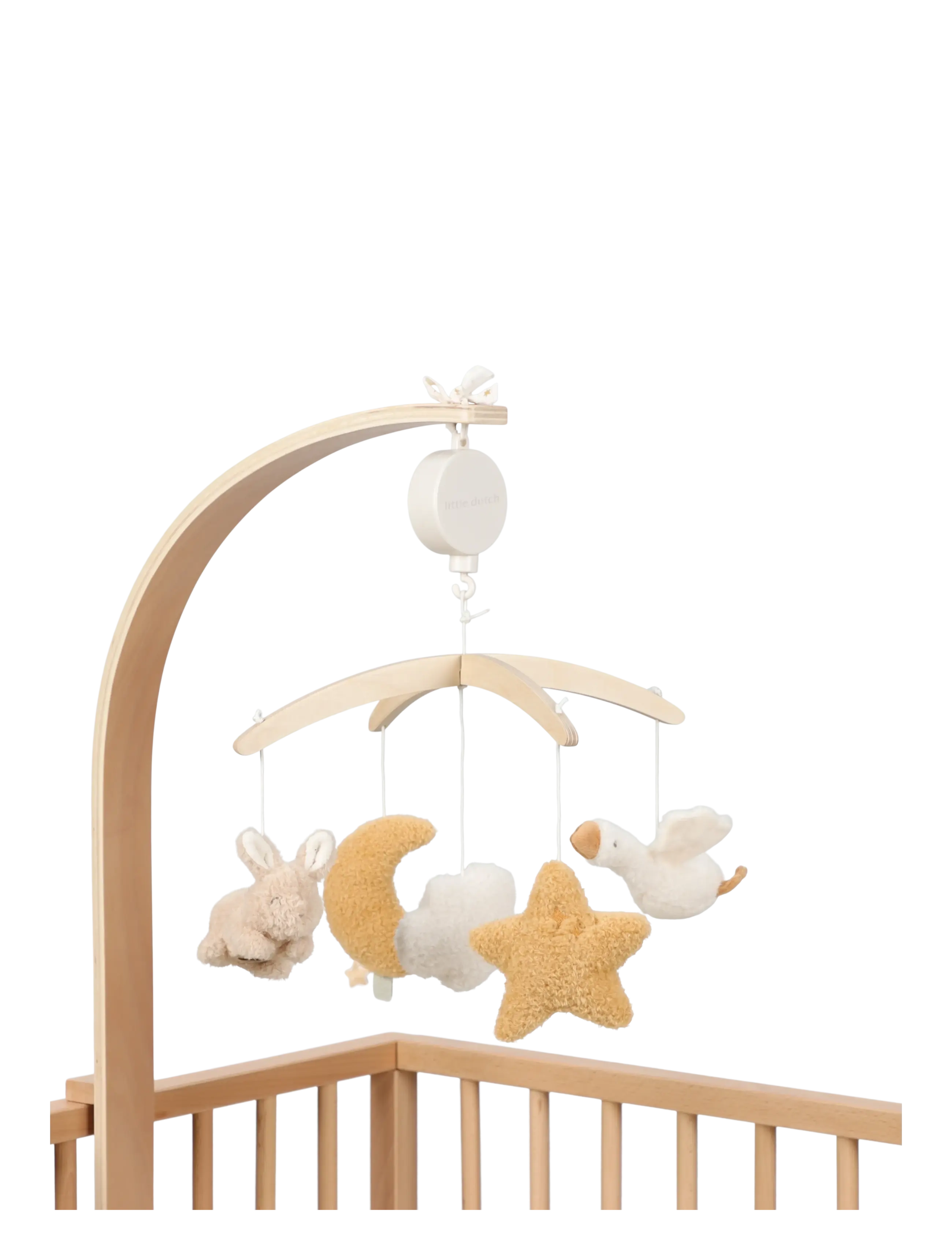 Little Dutch Little Dutch - Music Mobile Fsc Newborn, One Size, White, Babysøvn > Babymobiler, Børn