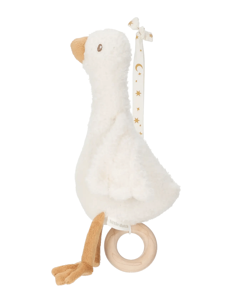Little Dutch - Little Dutch - Music box Baby goose GRS Newborn - spilledåser - white - 0