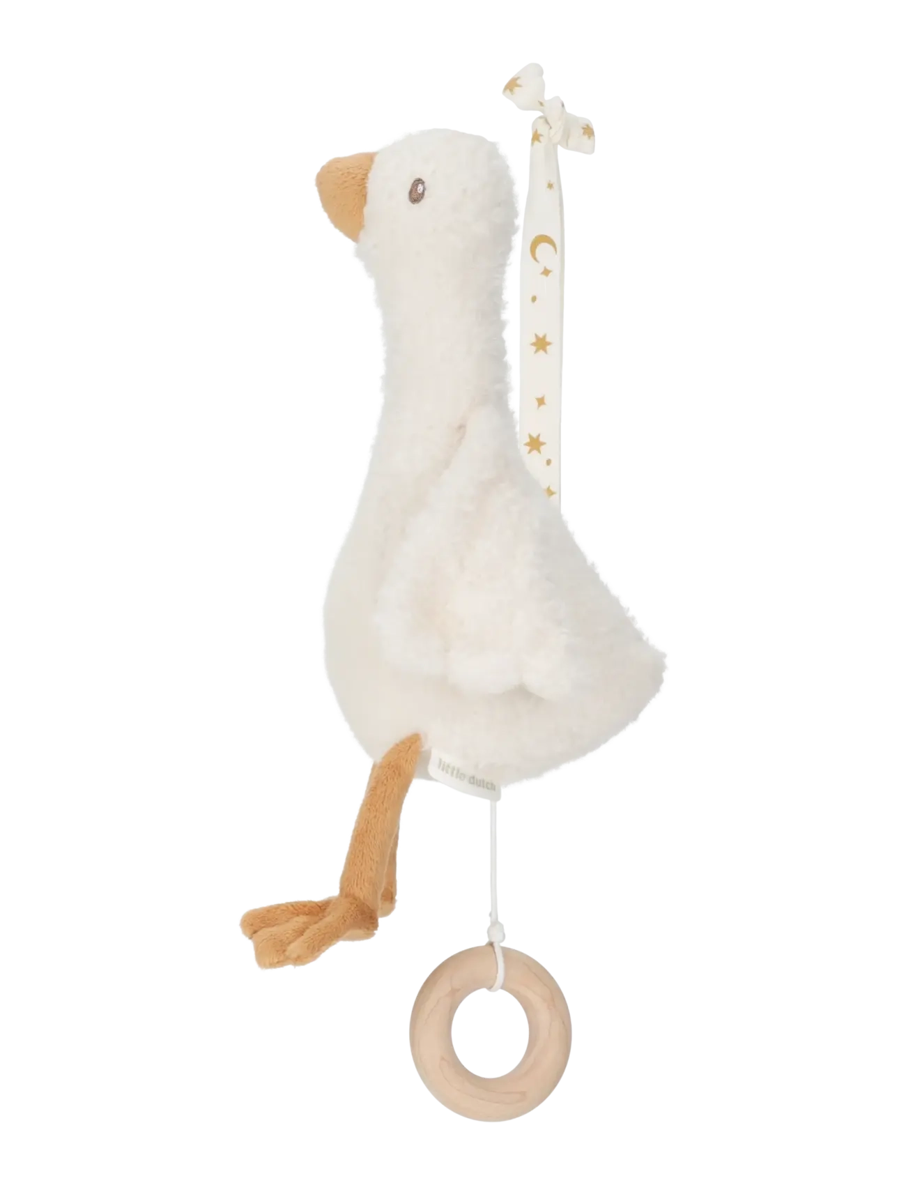Little Dutch - Little Dutch - Music box Baby goose GRS Newborn - musikalske plysdyr - white - 1