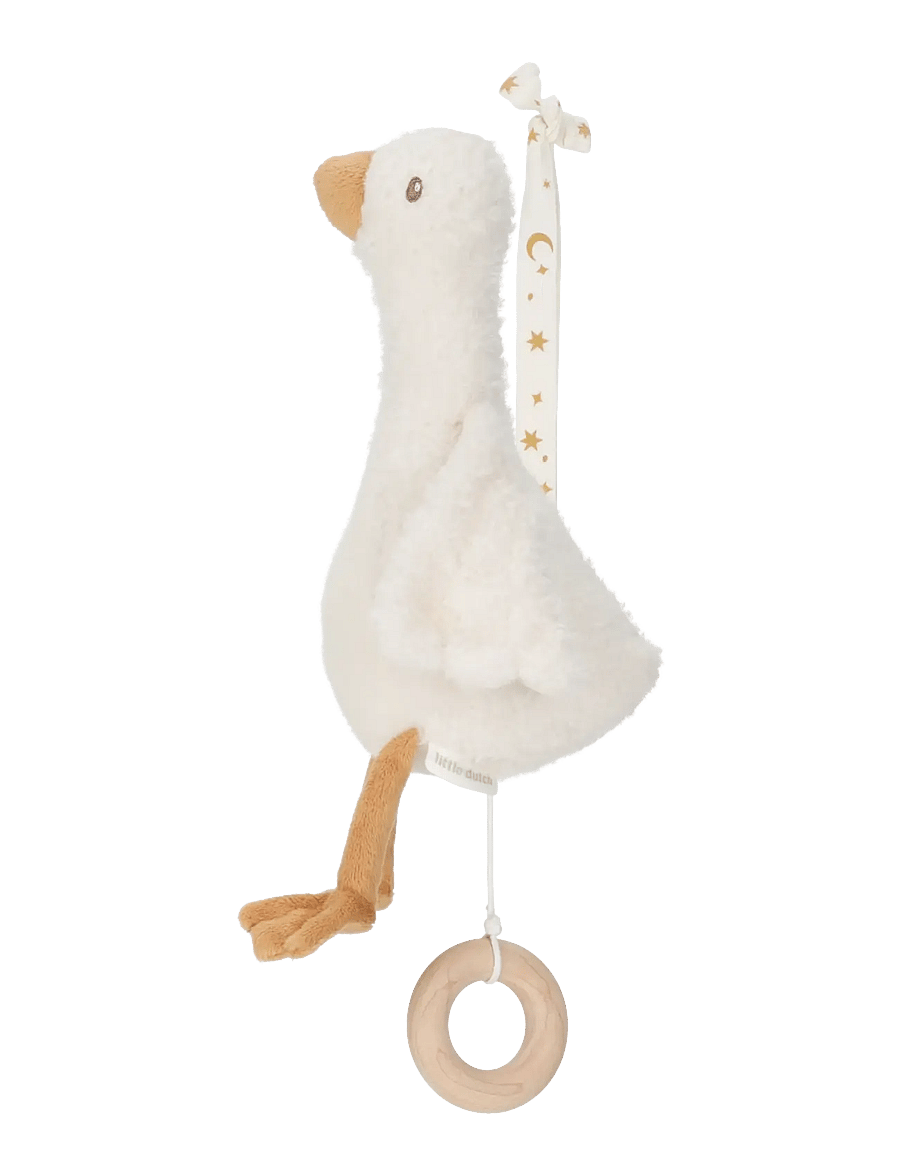 Little Dutch - Little Dutch - Music box Baby goose GRS Newborn - spilledåser - white - 1