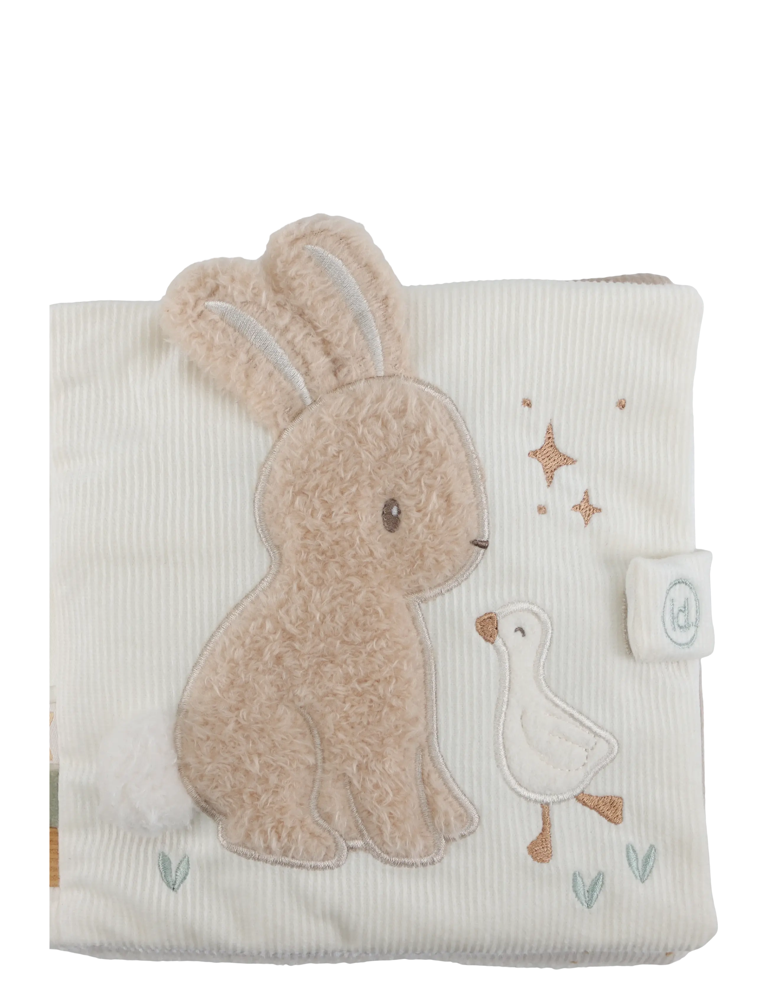 Little Dutch Soft activity book Bunny & Goose - Leksaker - MULTI / cream