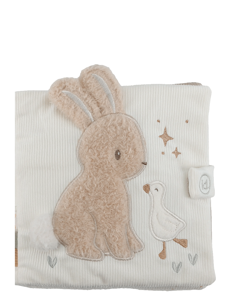 Little Dutch - Soft activity book Bunny & Goose - babyböcker - multi - 0