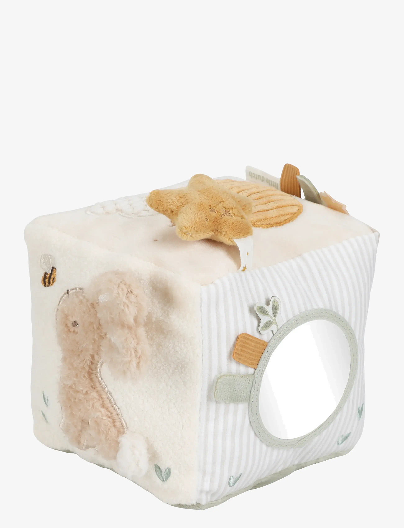 Little Dutch - Little Dutch - Soft activity cube GRS Newborn - interaktivt legetøj - white - 1