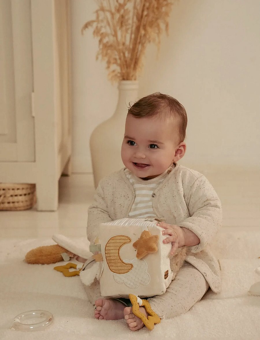 Little Dutch - Little Dutch - Soft activity cube GRS Newborn - interaktive leker - white - 0