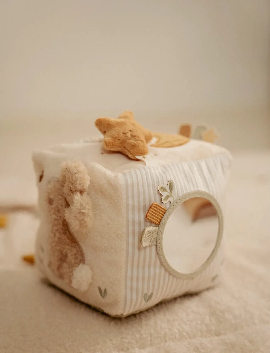 Little Dutch - Little Dutch - Soft activity cube GRS Newborn - interaktive leker - white - 3