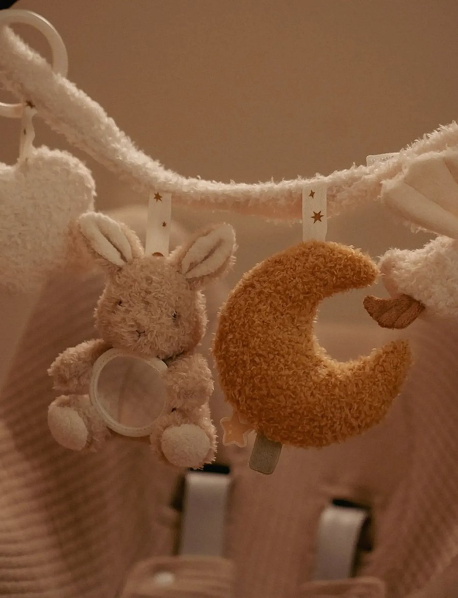 Little Dutch - Little Dutch - Stroller Toy Chain GRS Newborn - dukkevognleker - brown - 0