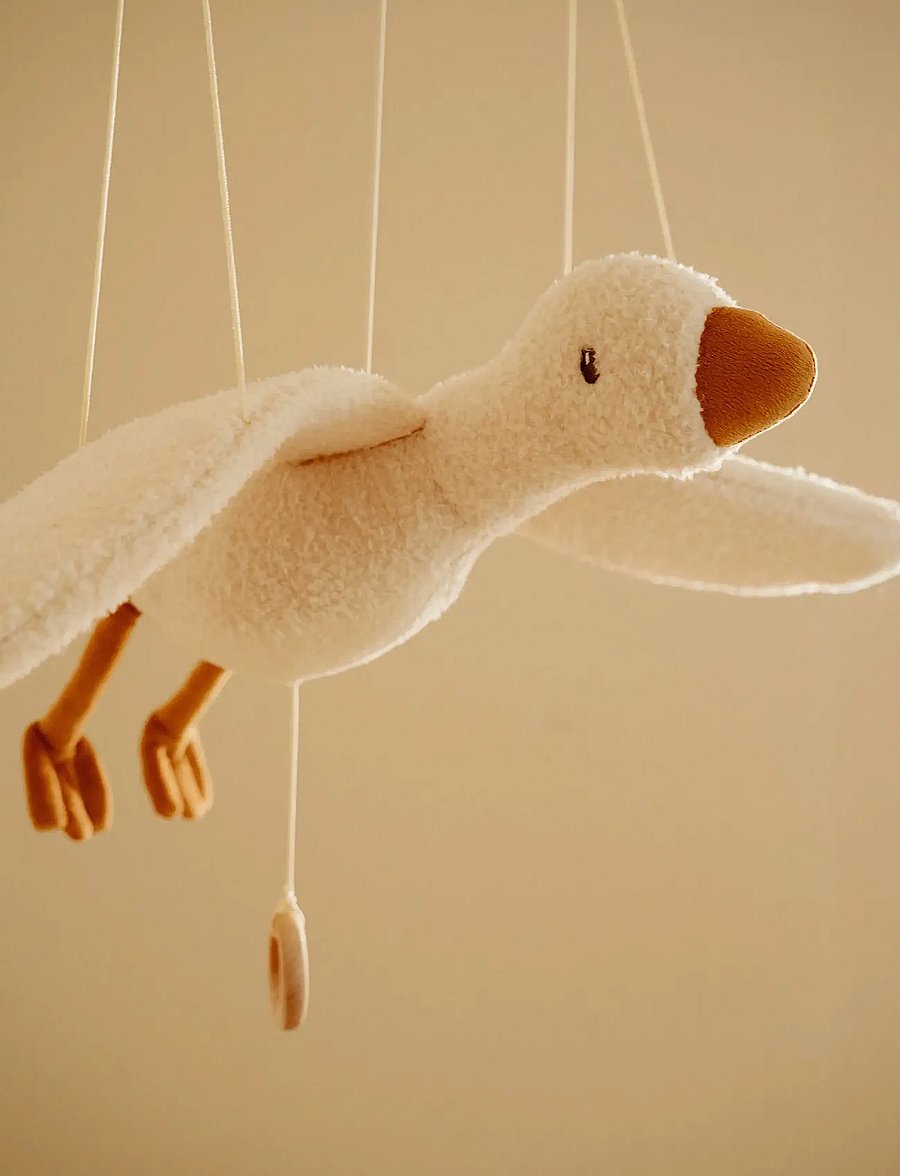 Little Dutch - Little Dutch - Flying goose - decoration GRS Newborn - søvn - white - 0