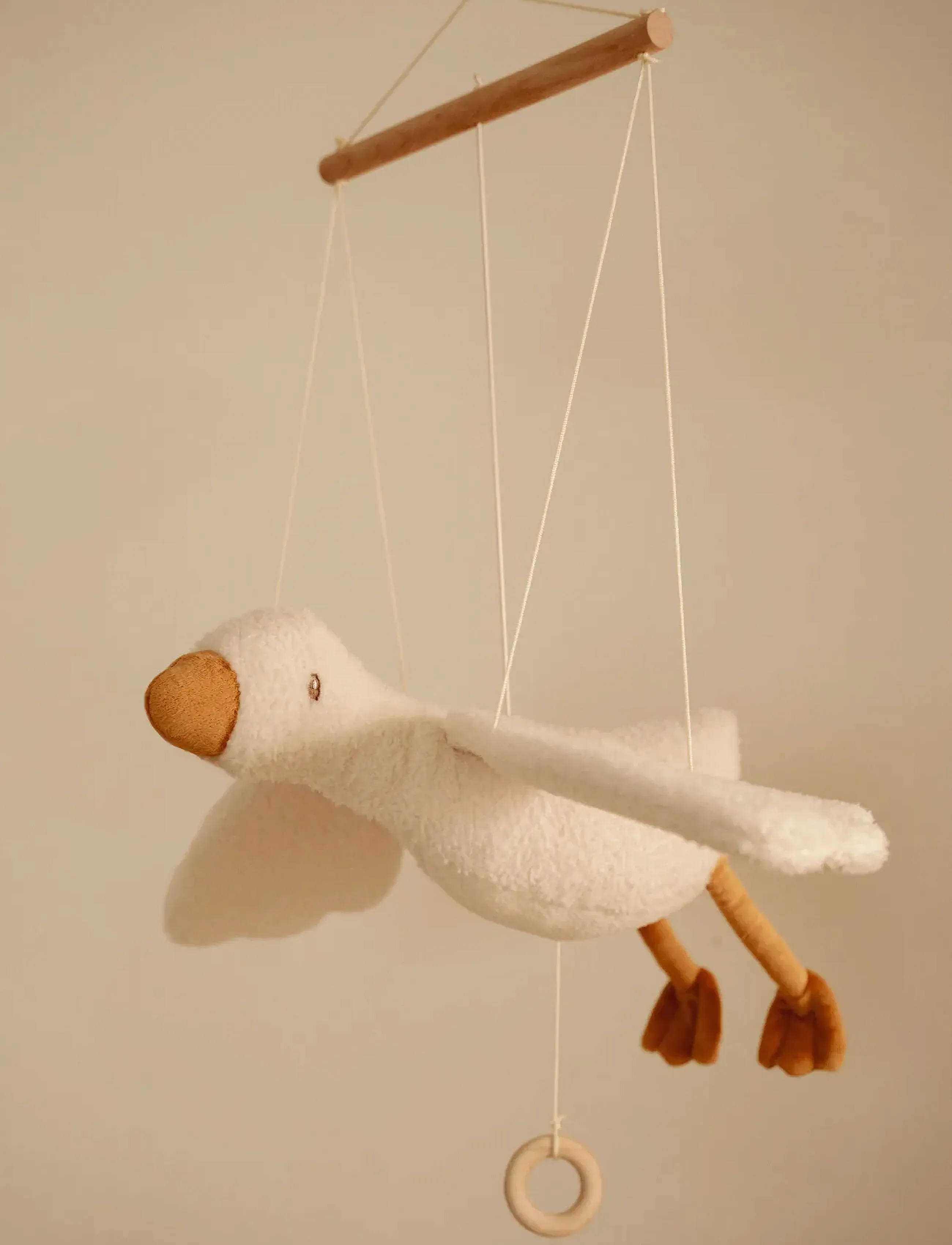 Little Dutch - Little Dutch -  Flying goose - decoration GRS Newborn - sengetid - white - 4