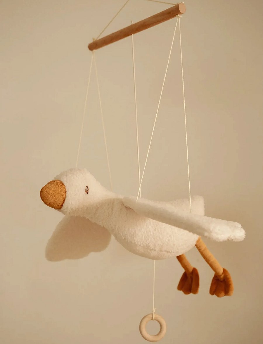 Little Dutch - Little Dutch - Flying goose - decoration GRS Newborn - søvn - white - 4