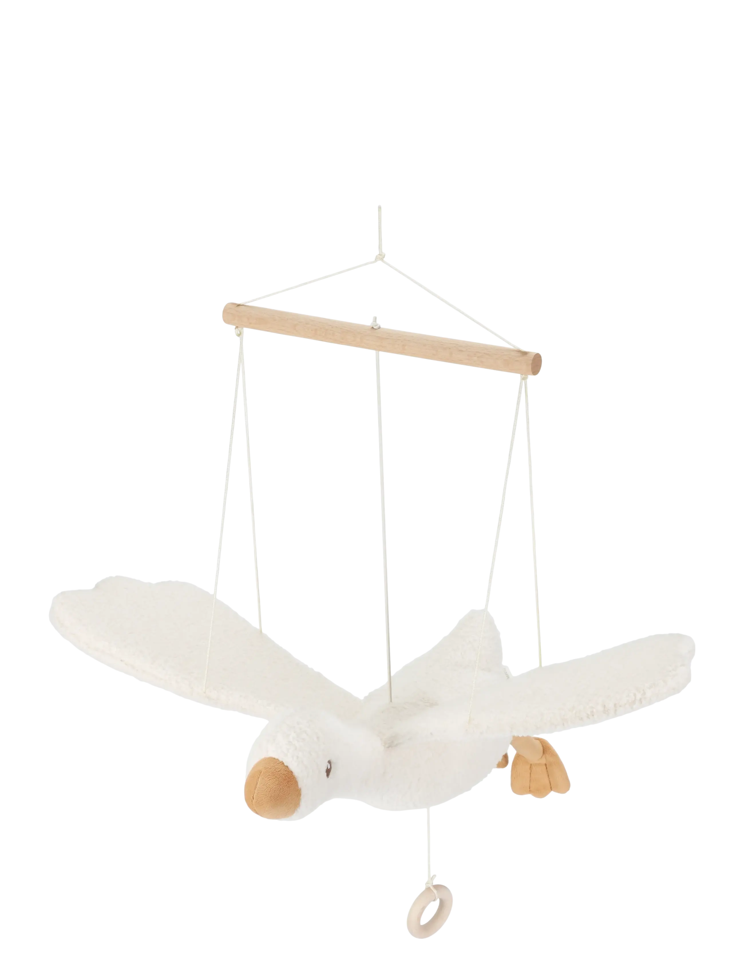 Little Dutch - Little Dutch -  Flying goose - decoration GRS Newborn - sengetid - white - 3