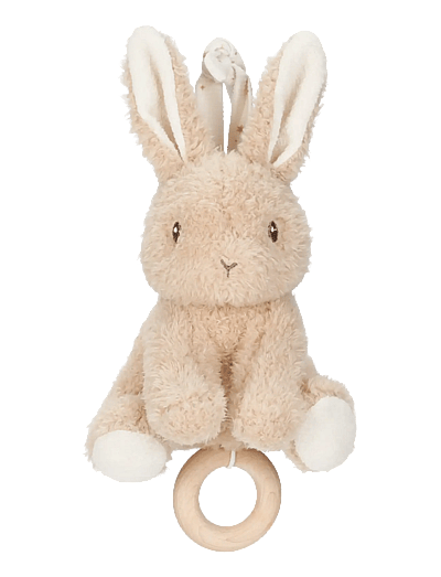 Little Dutch Little Dutch - Music box Baby Bunny GRS Newborn - Musikalske plysdyr - BROWN / beige