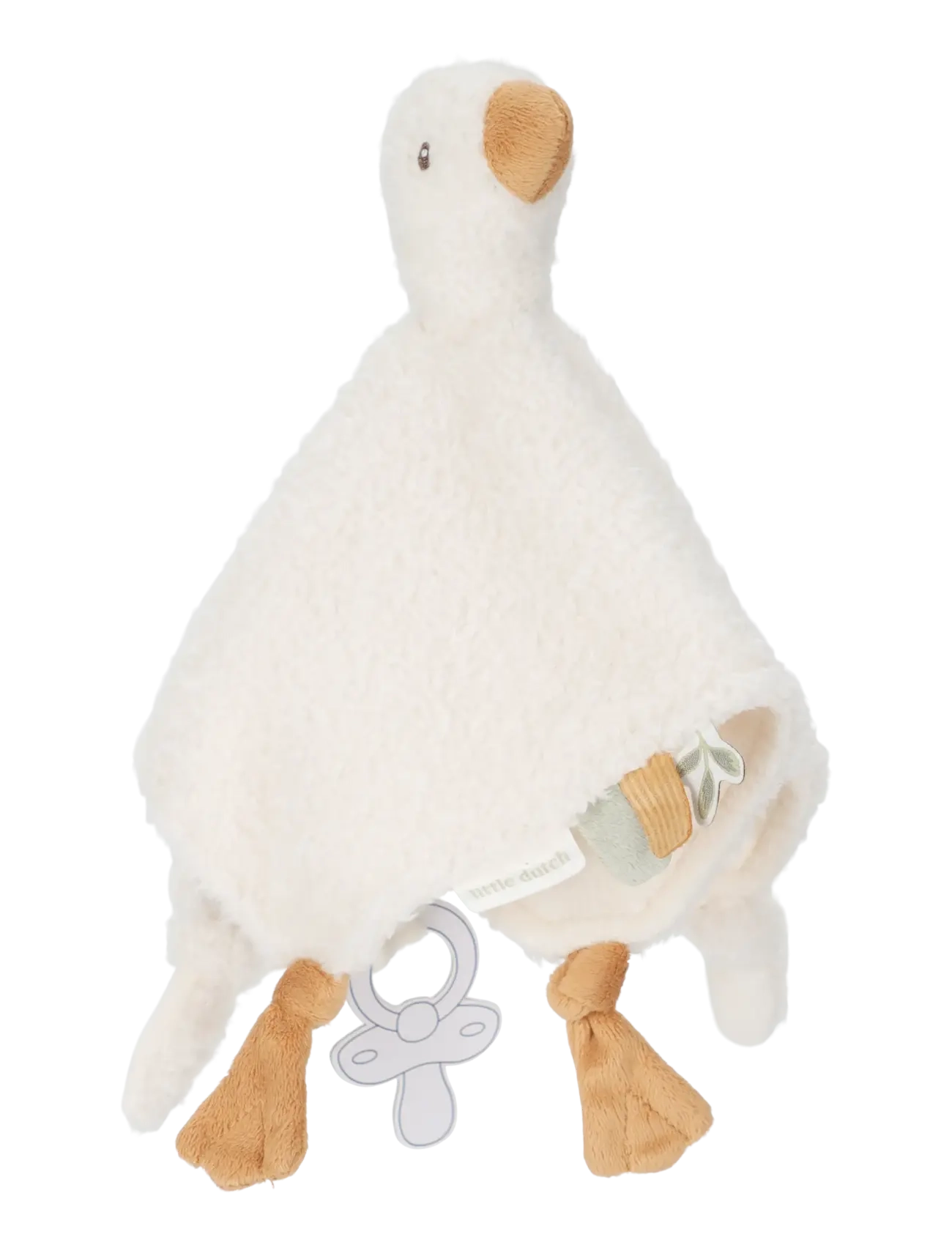 Little Dutch - Cuddle Cloth Baby Goose Grs Newborn, Børn, Baby Gås Nusseklud, Hvid, Str: ONE SIZE