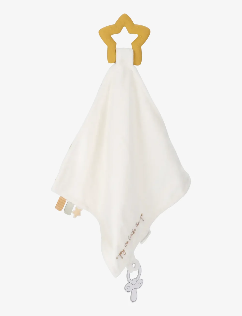 Little Dutch - Little Dutch - Cuddle cloth with teether - kosekluter - white - 1