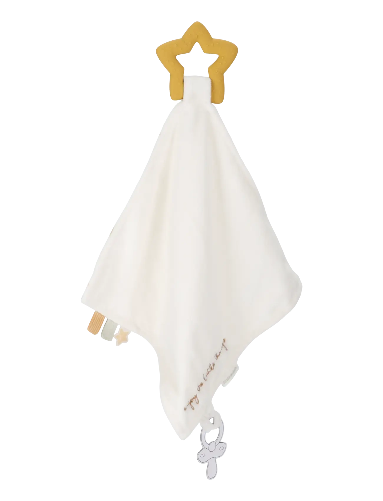 Little Dutch Little Dutch - Cuddle cloth with teether - App deal - WHITE / white