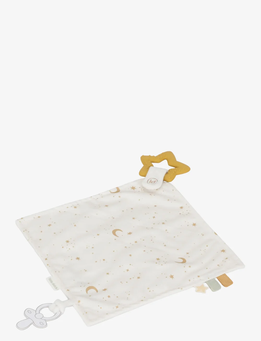 Little Dutch - Little Dutch - Cuddle cloth with teether - kosekluter - white - 2