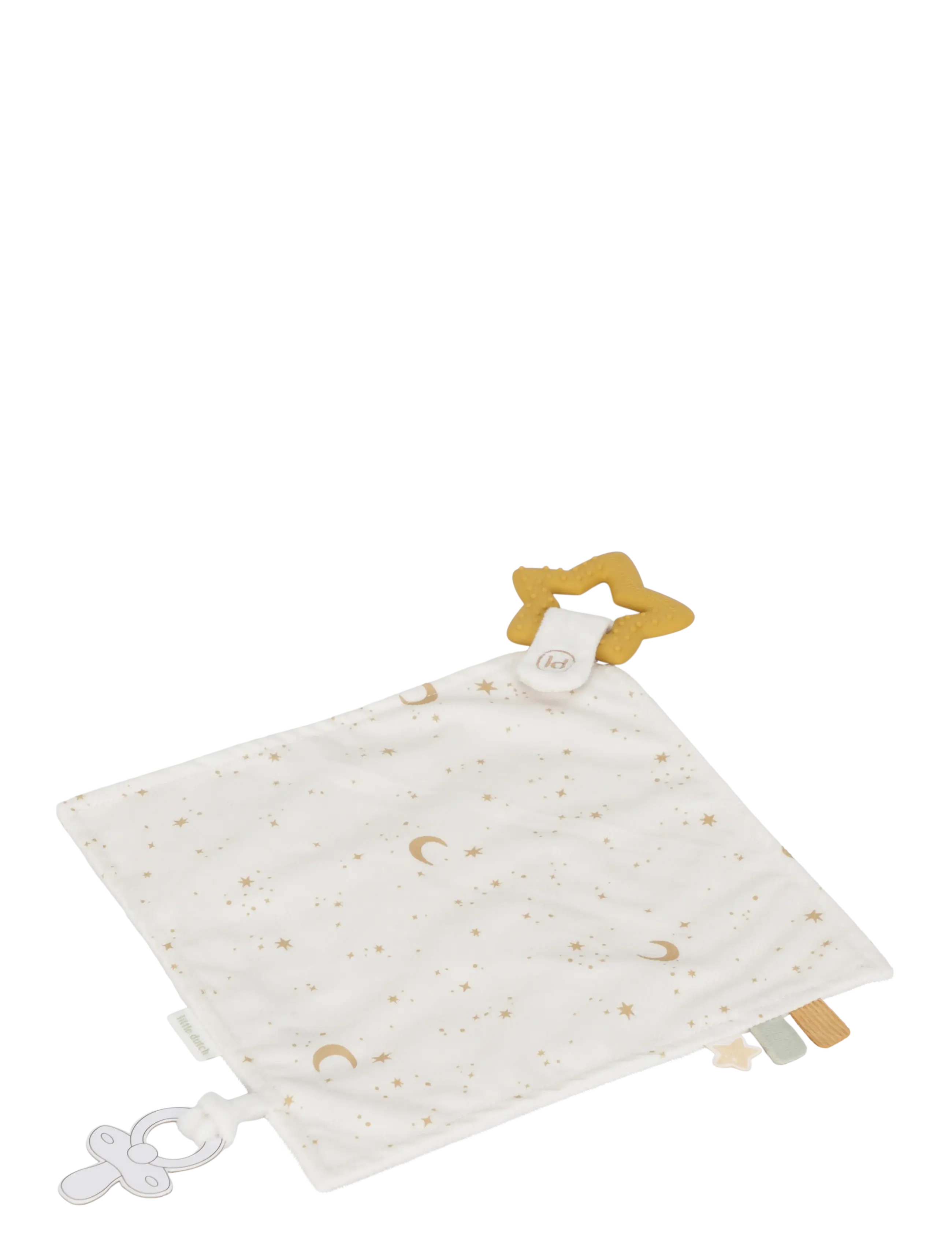 Little Dutch - Little Dutch - Cuddle cloth with teether - nusseklude - white - 2