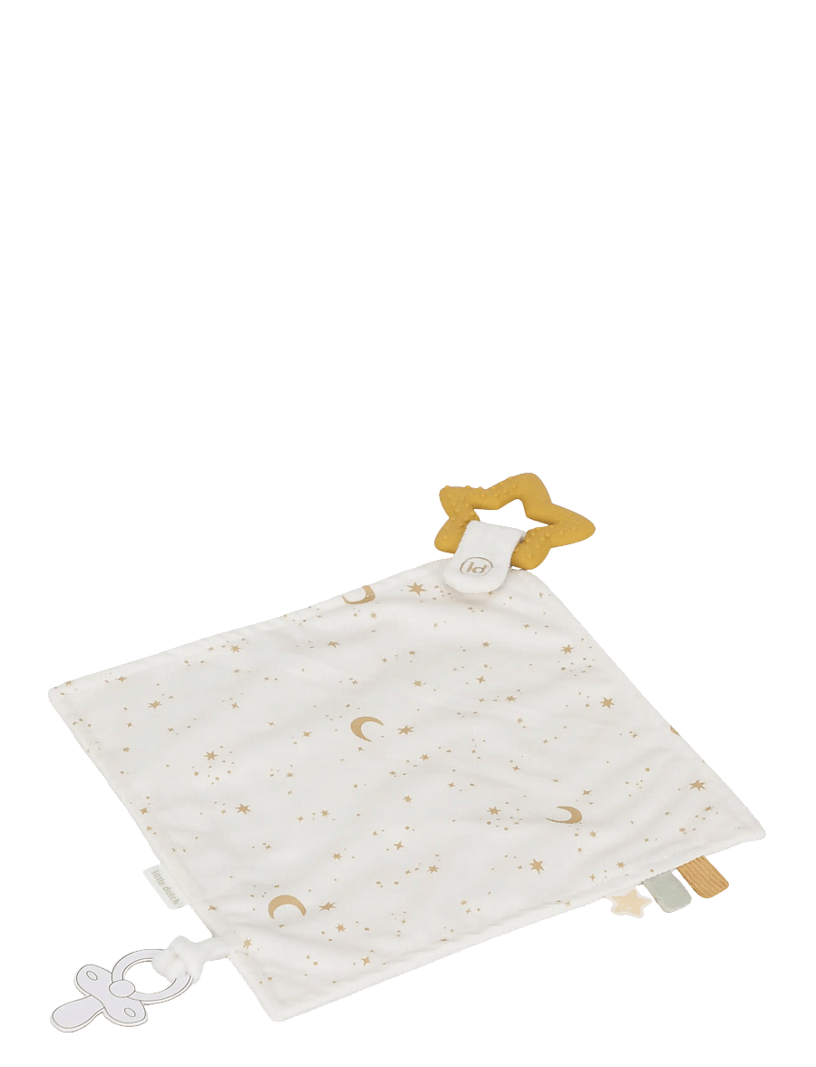 Little Dutch - Little Dutch - Cuddle cloth with teether - snuttefiltar - white - 2
