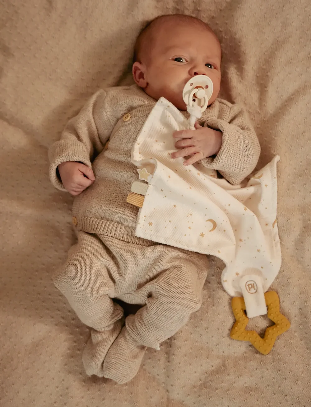 Little Dutch - Little Dutch - Cuddle cloth with teether - kosekluter - white - 0