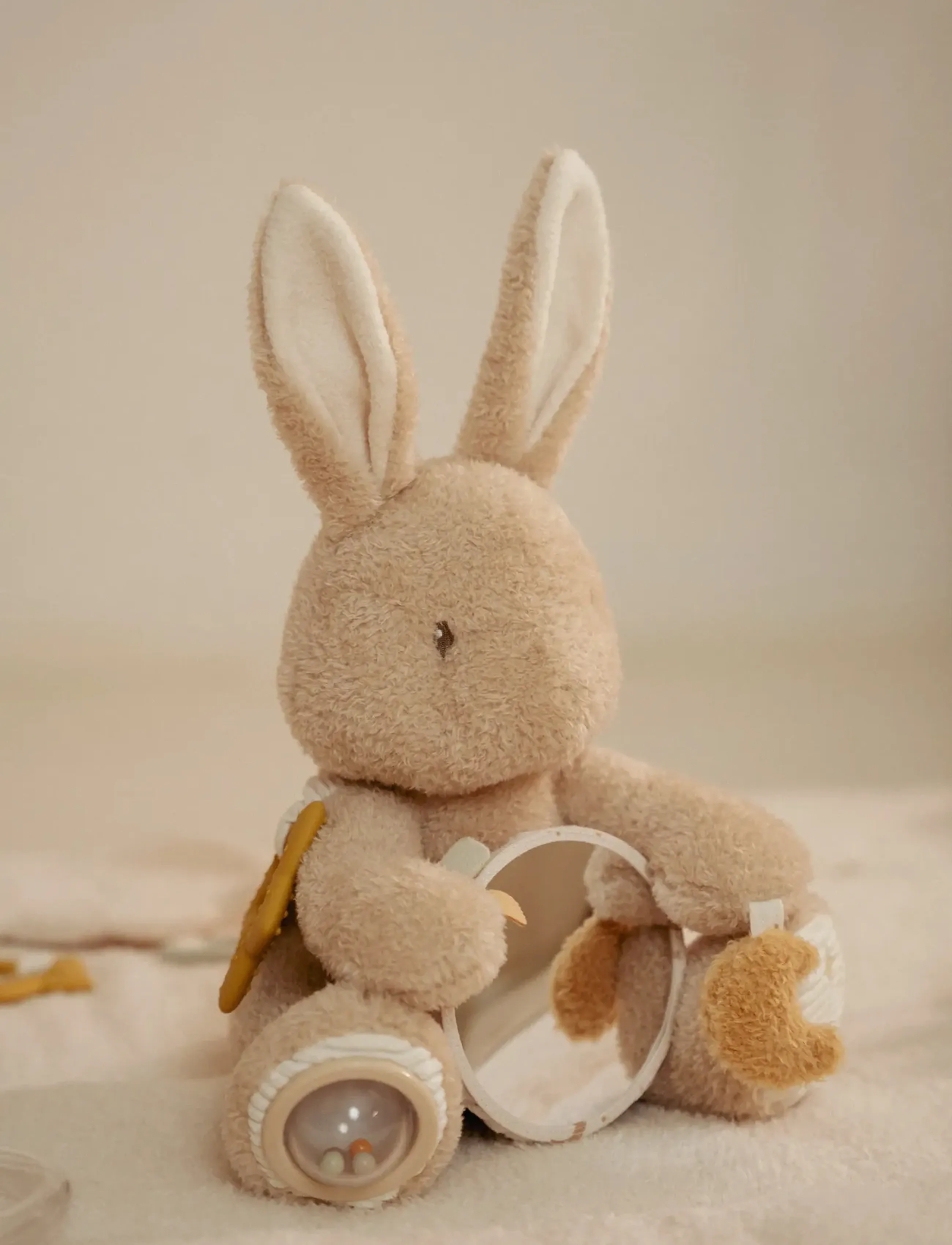 Little Dutch - Activity Baby Bunny Grs Newborn, Børn, Interactive Legetøj, Beige, Str: ONE SIZE