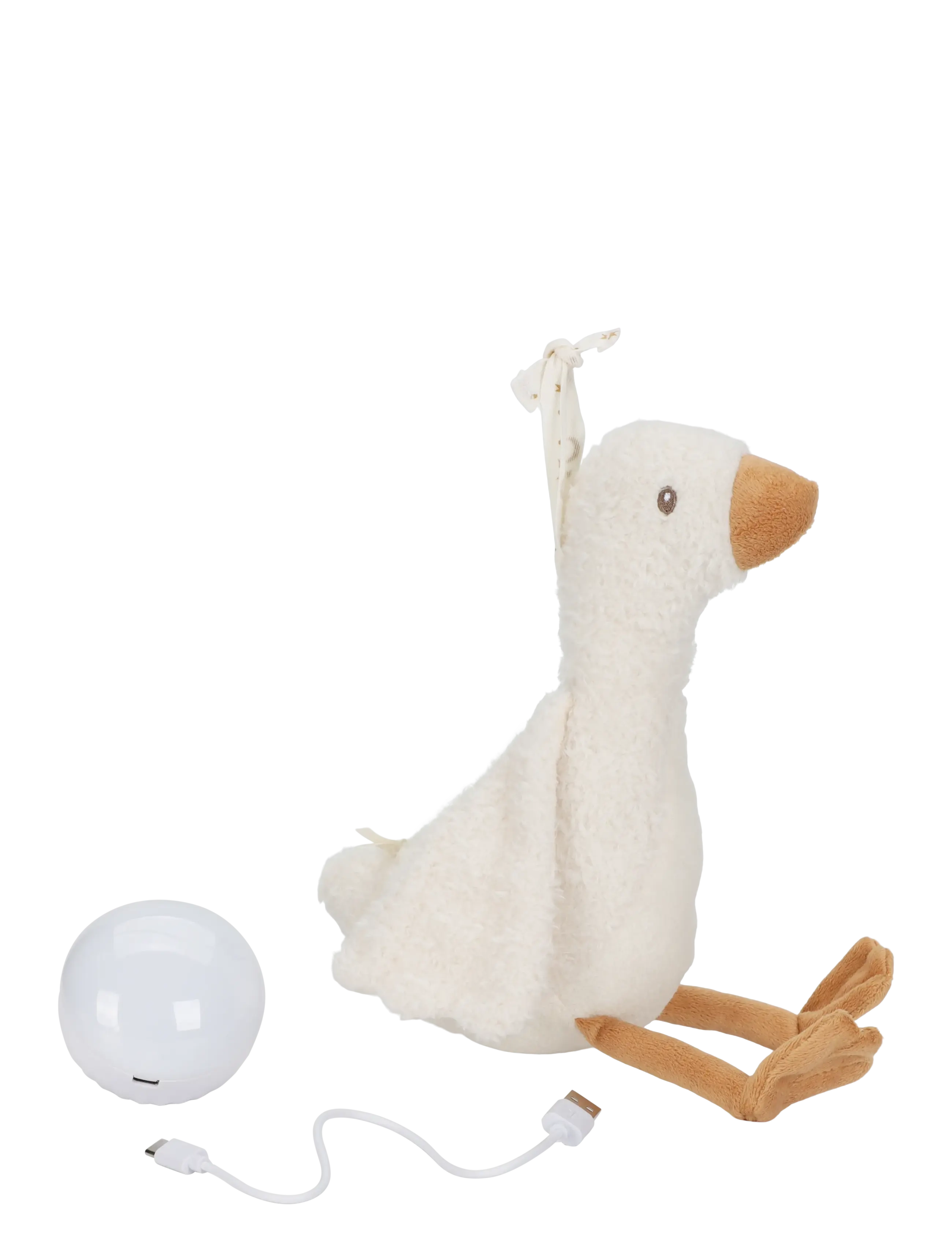 Little Dutch - Soft Night Light With Sounds Baby Goose Grs Newborn, Natlampe, Hvid, Str: ONE SIZE