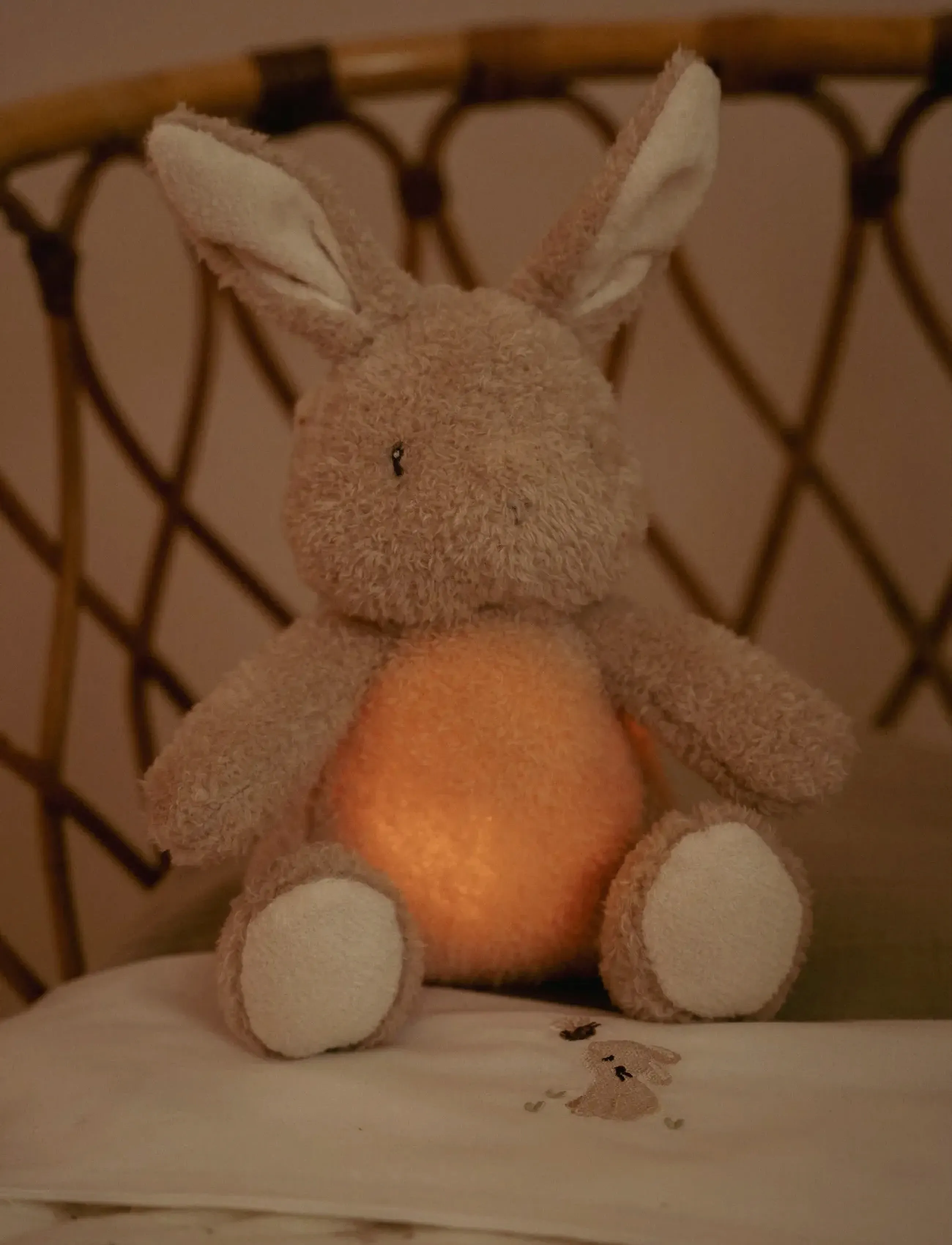 Little Dutch Little Dutch - Soft Night Light With Sounds Baby Bunny Grs Newborn, One Size, Beige, Belysning > Natlamper, Børn