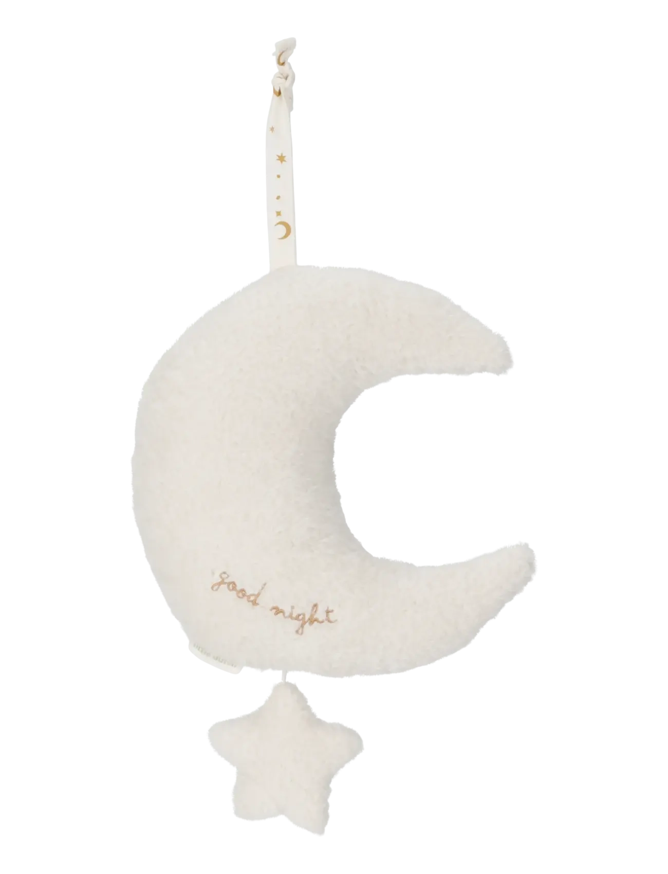 Little Dutch Little Dutch - Music box moon with star GRS Newborn - 4 for 3 - WHITE / white