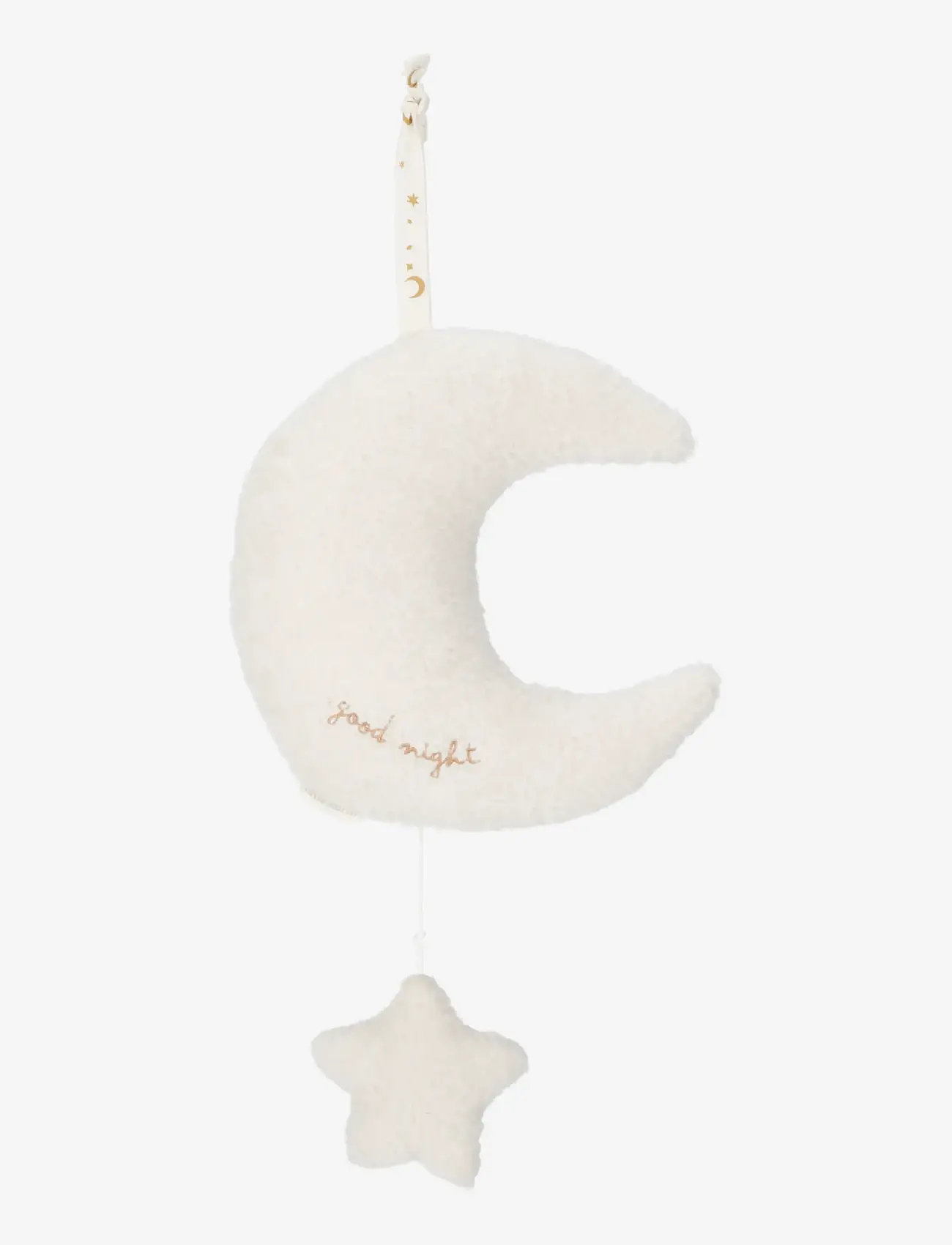 Little Dutch - Little Dutch - Music box moon with star GRS Newborn - musikalske plysdyr - white - 2