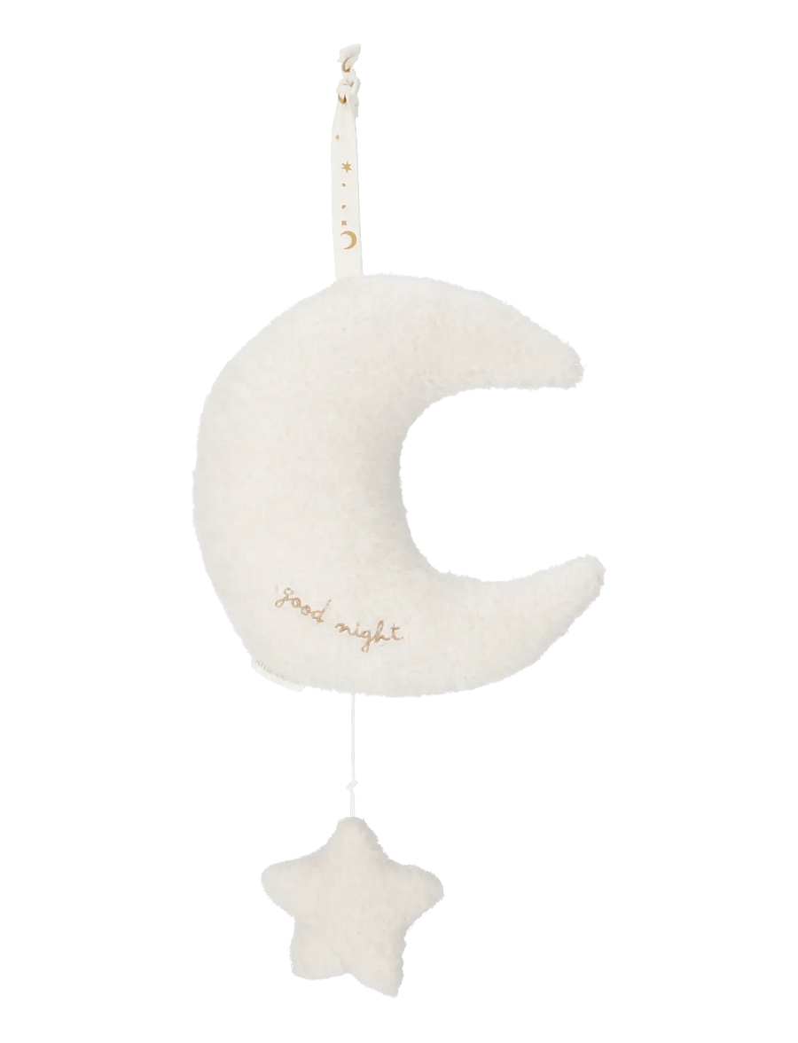 Little Dutch - Little Dutch - Music box moon with star GRS Newborn - spilledåser - white - 2