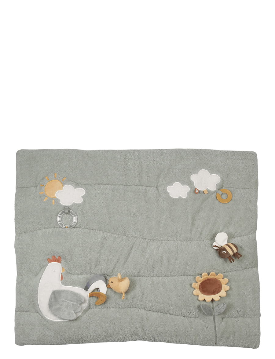 Little Dutch - Little Dutch Playpen mat Little Farm - aktivitetssentre & lekematter - green - 0