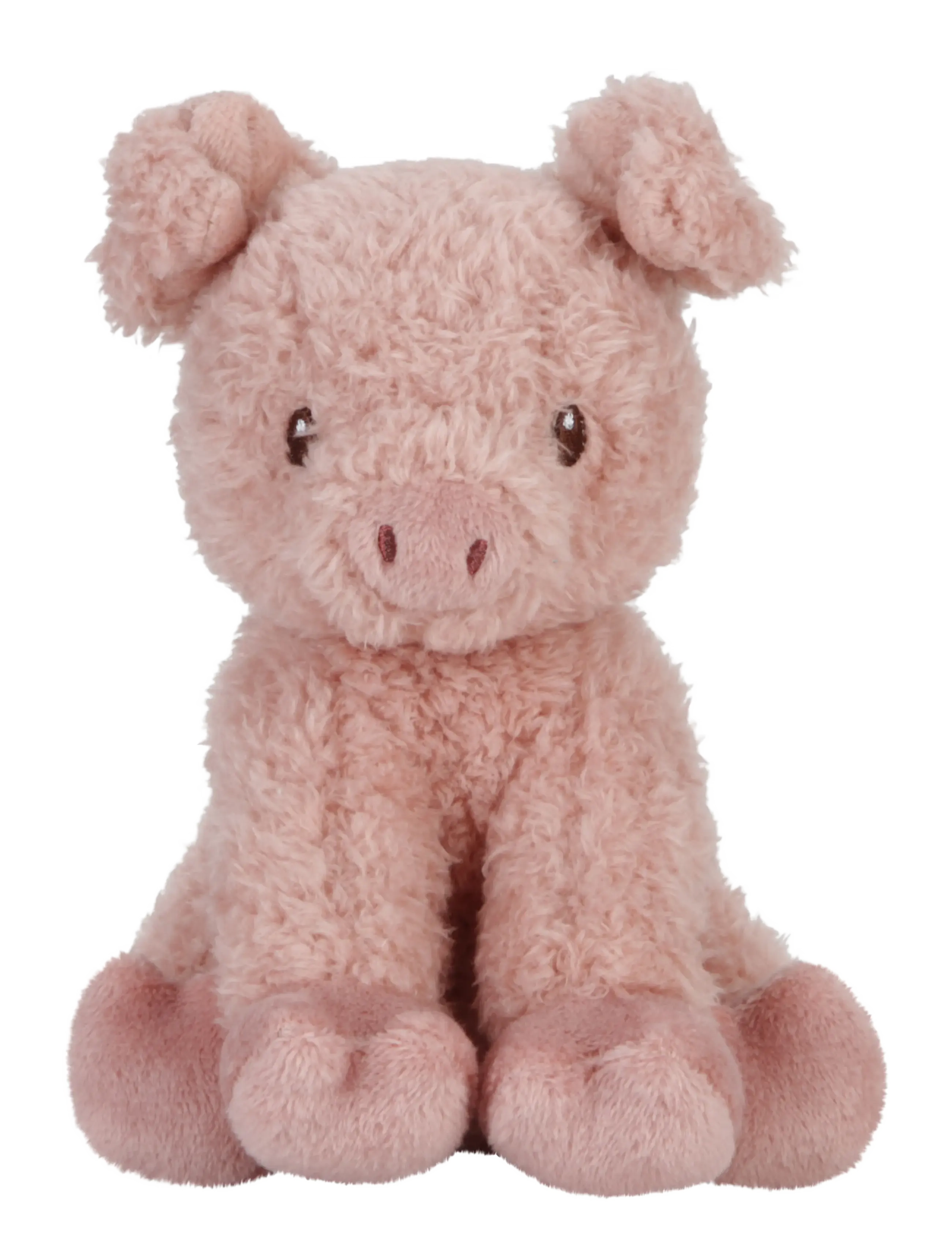 Little Dutch Little Dutch - Krammebamse Gris 17cm - Little Farm - Julegave - PINK / pink/rose