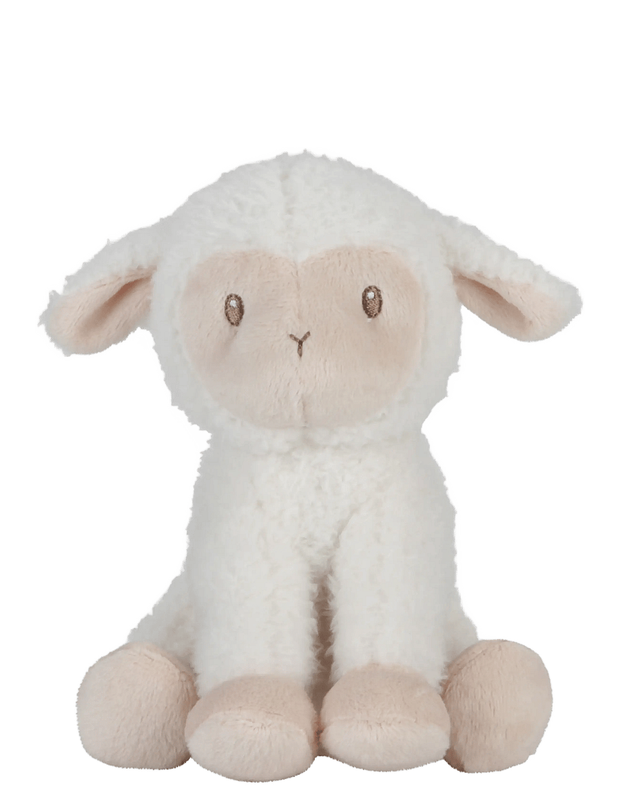 Little Dutch - Little Dutch - Krammebamse Får 17cm - Little Farm - tøjdyr - white - 0