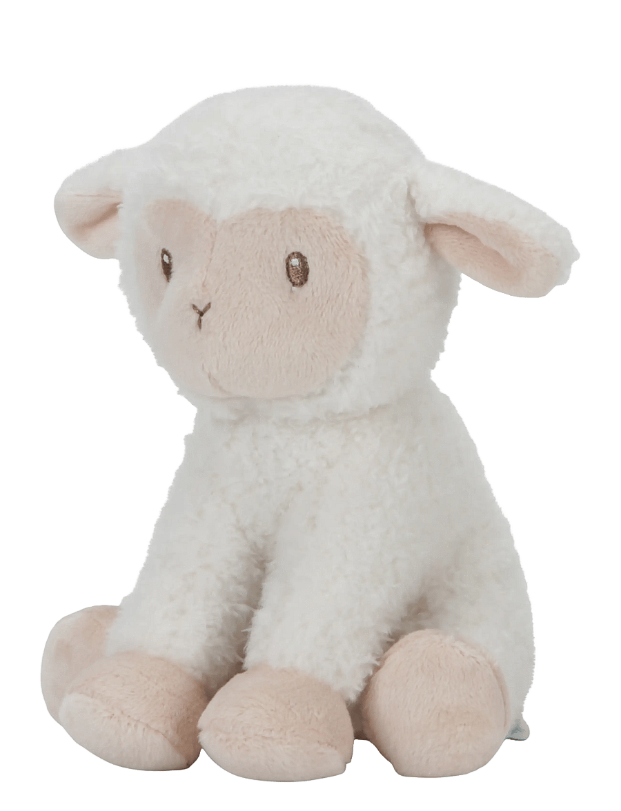 Little Dutch - Little Dutch - Krammebamse Får 17cm - Little Farm - tøjdyr - white - 1