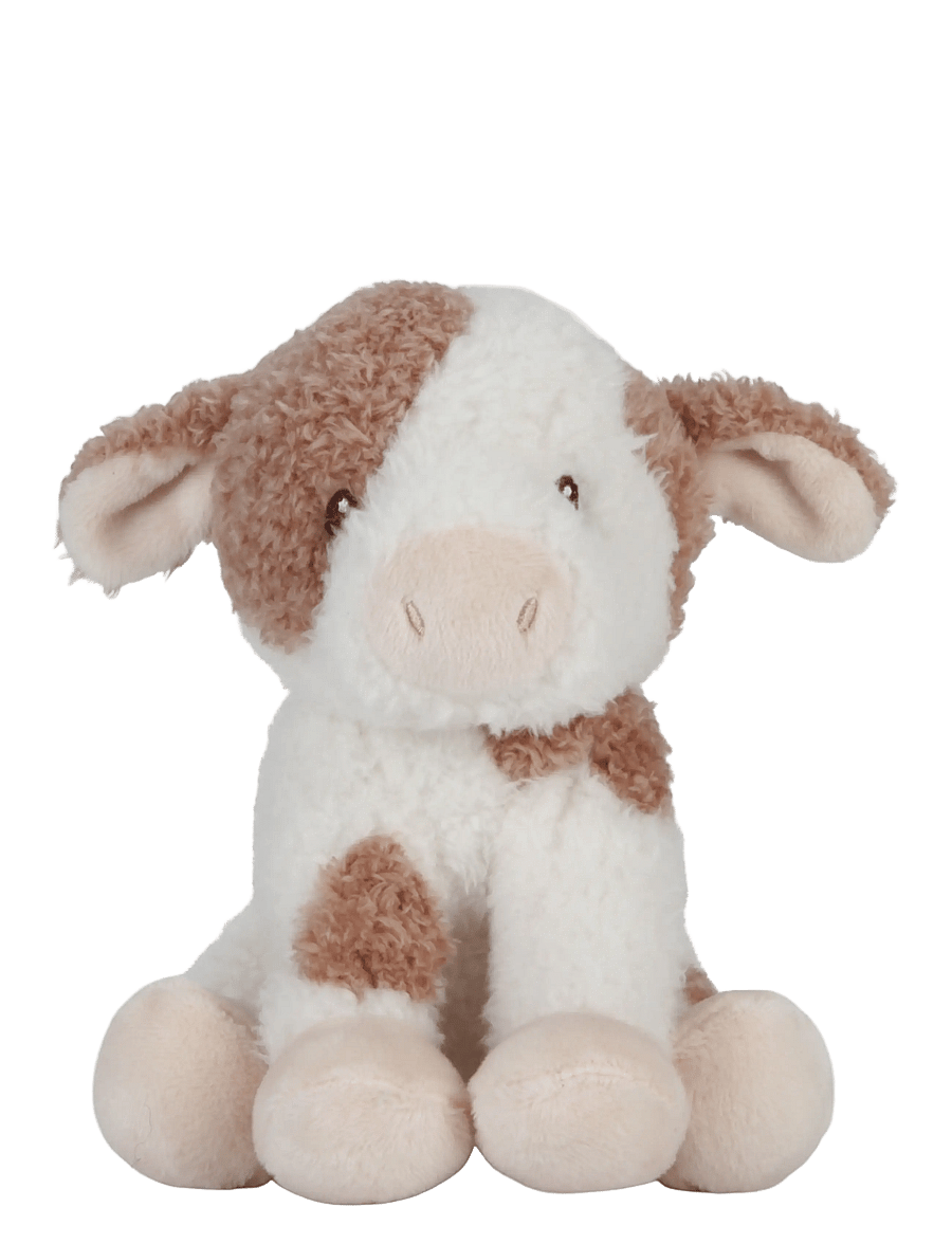 Little Dutch - Little Dutch - Krammebamse Ko 17cm - Little Farm - tøjdyr - multi - 0