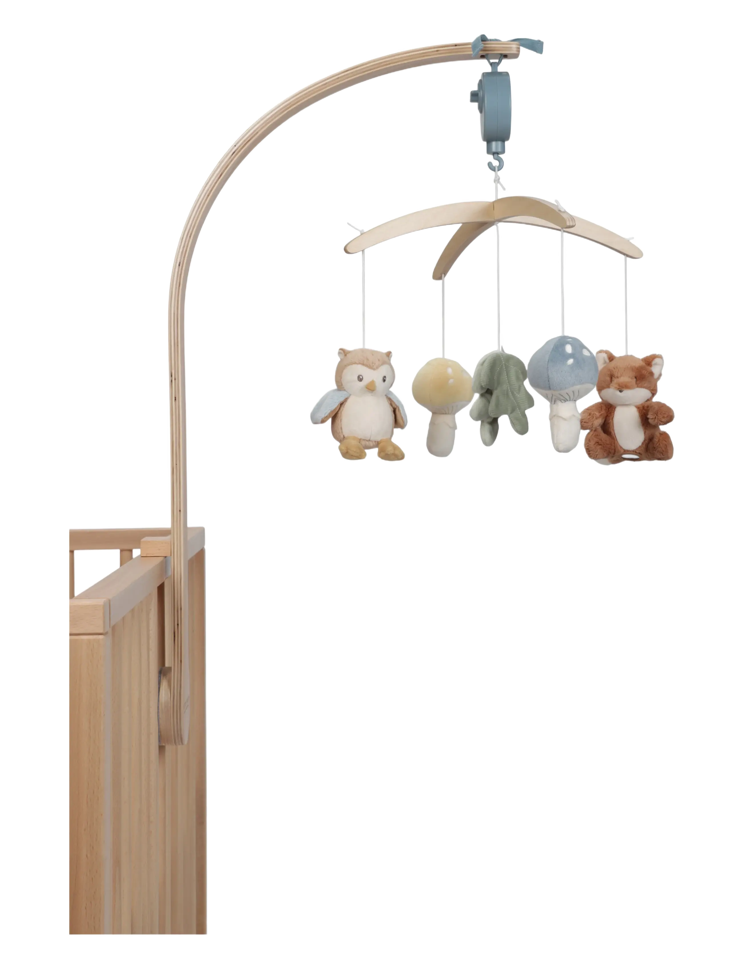 Little Dutch Little Dutch Wooden Music Mobile Forest Friends Fsc, One Size, Blue, Babysøvn > Babymobiler, Børn