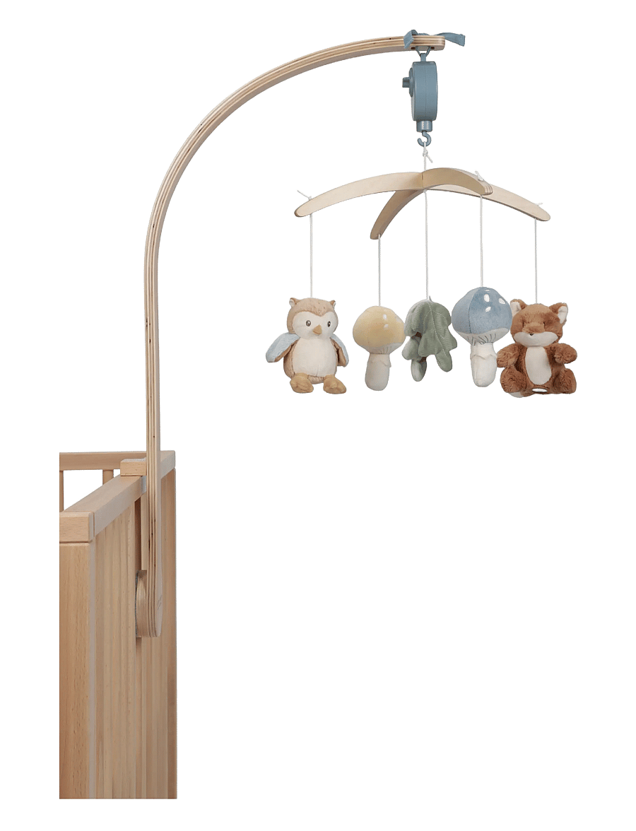 Little Dutch - Little Dutch Wooden music mobile Forest Friends FSC - sova - blue - 0