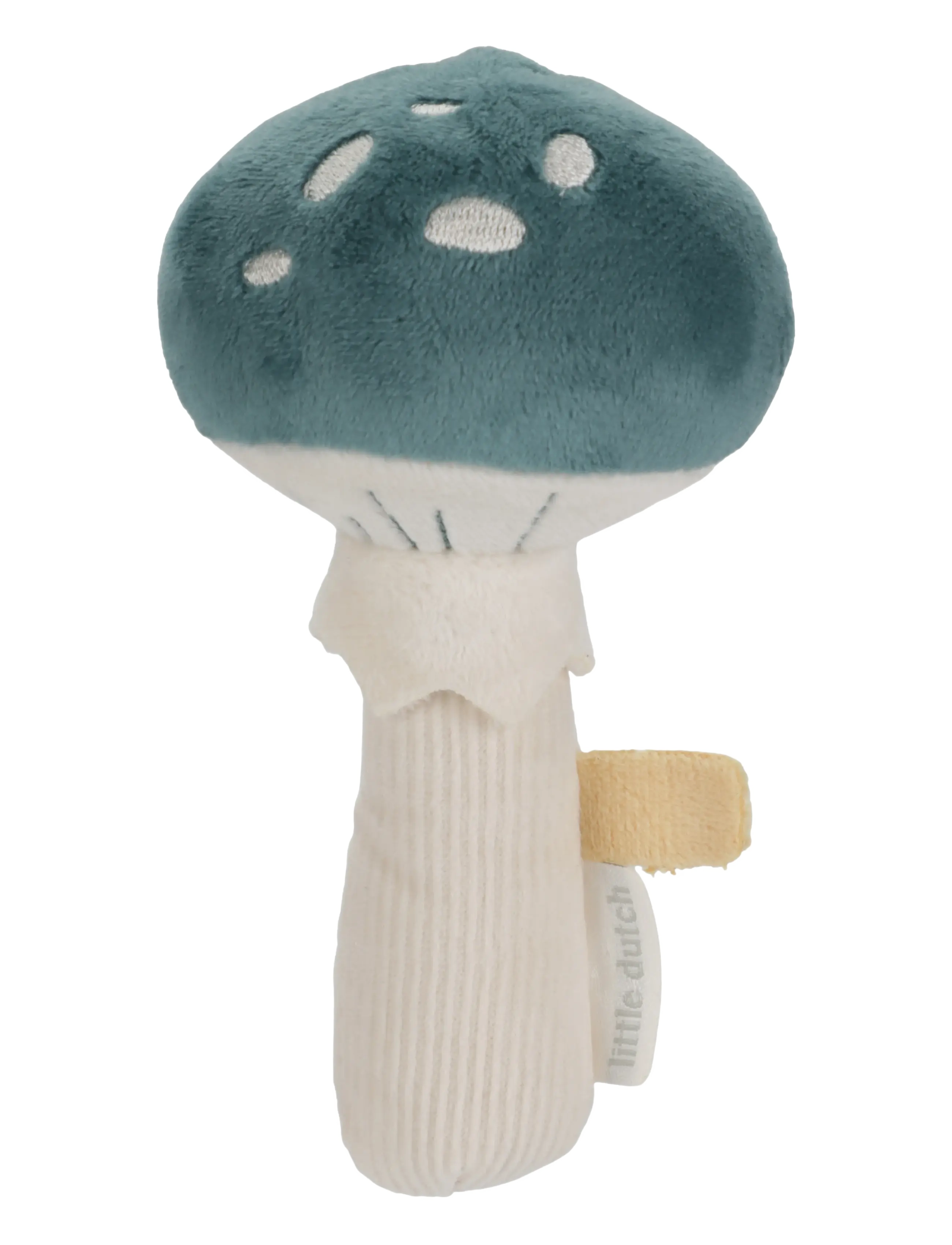 Little Dutch Little Dutch Rattle Mushroom Forest Friends GRS - Babylegetøj - BLUE / blue