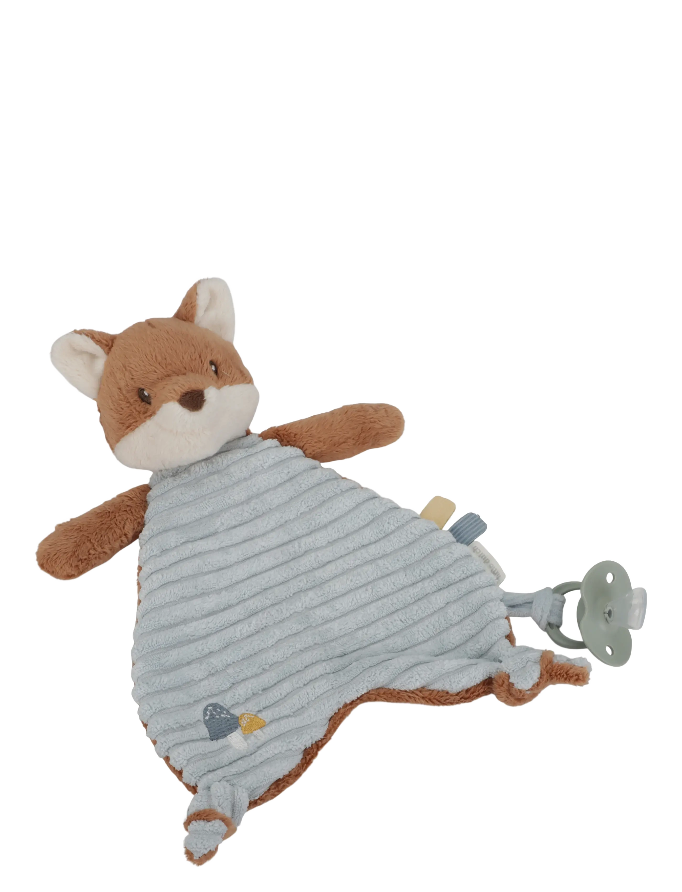 Little Dutch Little Dutch Cuddle Cloth Fox Forest Friends Grs, One Size, Blue, Babysøvn > Nusseklude, Børn